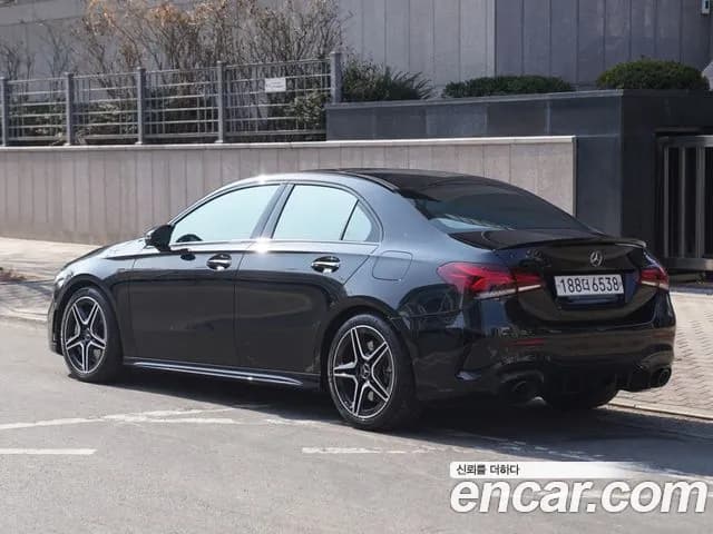 2022 Mercedes Benz A35 Used VIN W1K3G5BB9NJ369676 – rear exterior