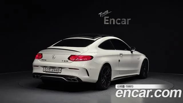 2017 Mercedes-Benz C63s AMG Coupe Sold VIN WDDWJ8HB4JF683675 – rear exterior