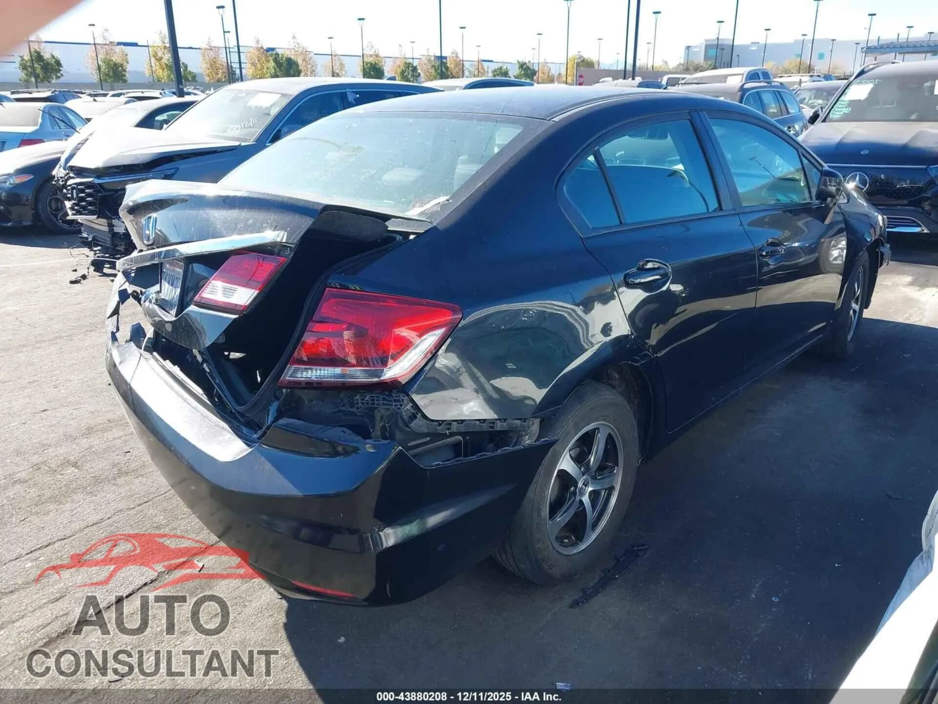 2015 HONDA CIVIC Damaged VIN 19XFB2F78FE249053 – dashboard 2015 HONDA CIVIC Damaged VIN 19XFB2F78FE249053 – dashboard