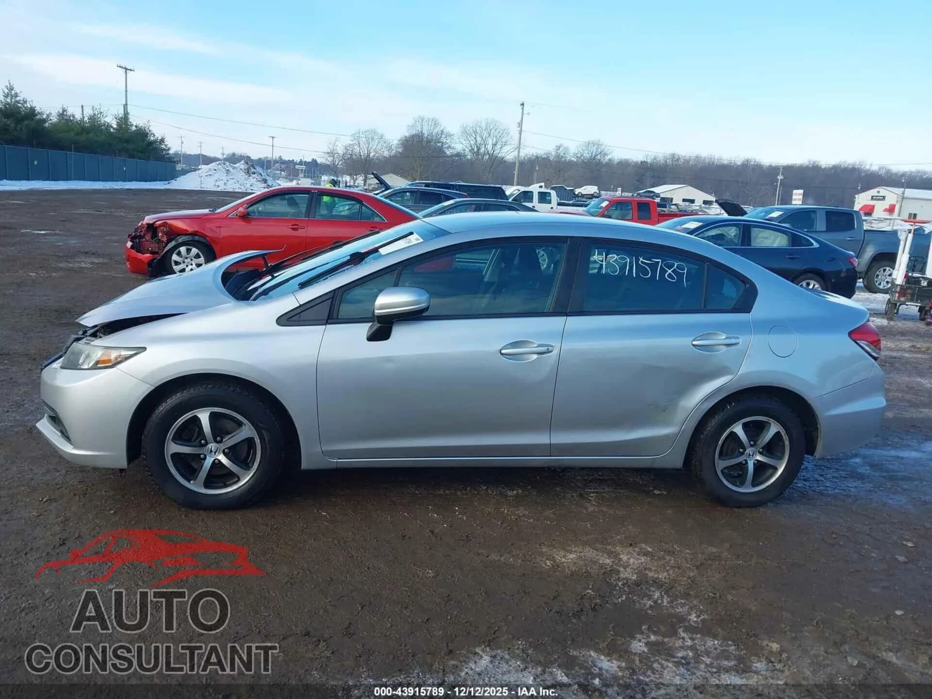 2015 HONDA CIVIC Damaged VIN 19XFB2F7XFE047119 – photo 14 2015 HONDA CIVIC Damaged VIN 19XFB2F7XFE047119 – photo 14