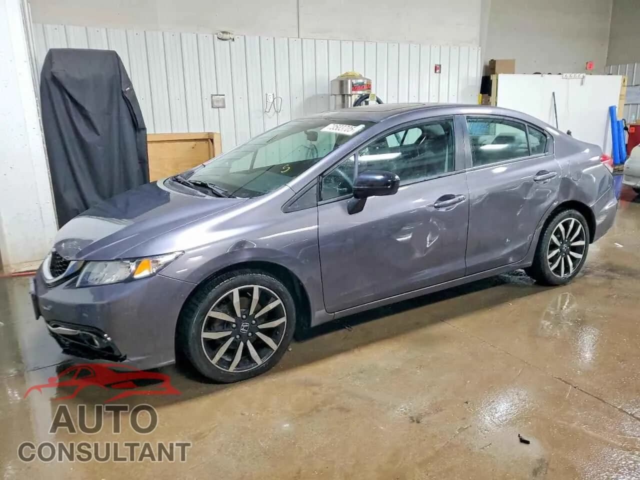 2015 HONDA CIVIC Damaged VIN 19XFB2F93FE038716 – front exterior 2015 HONDA CIVIC Damaged VIN 19XFB2F93FE038716 – front exterior