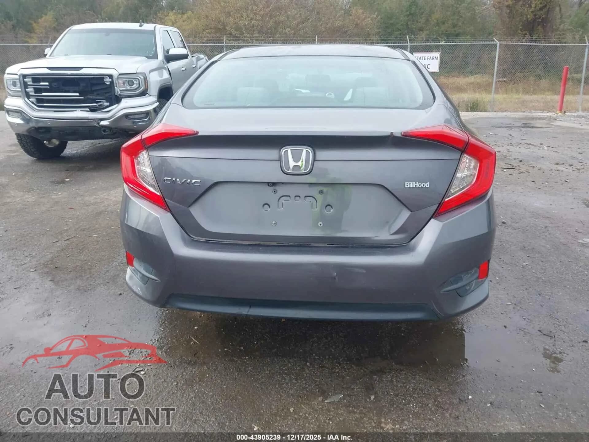 2016 HONDA CIVIC Damaged VIN 19XFC2F56GE037992 – photo 17 2016 HONDA CIVIC Damaged VIN 19XFC2F56GE037992 – photo 17