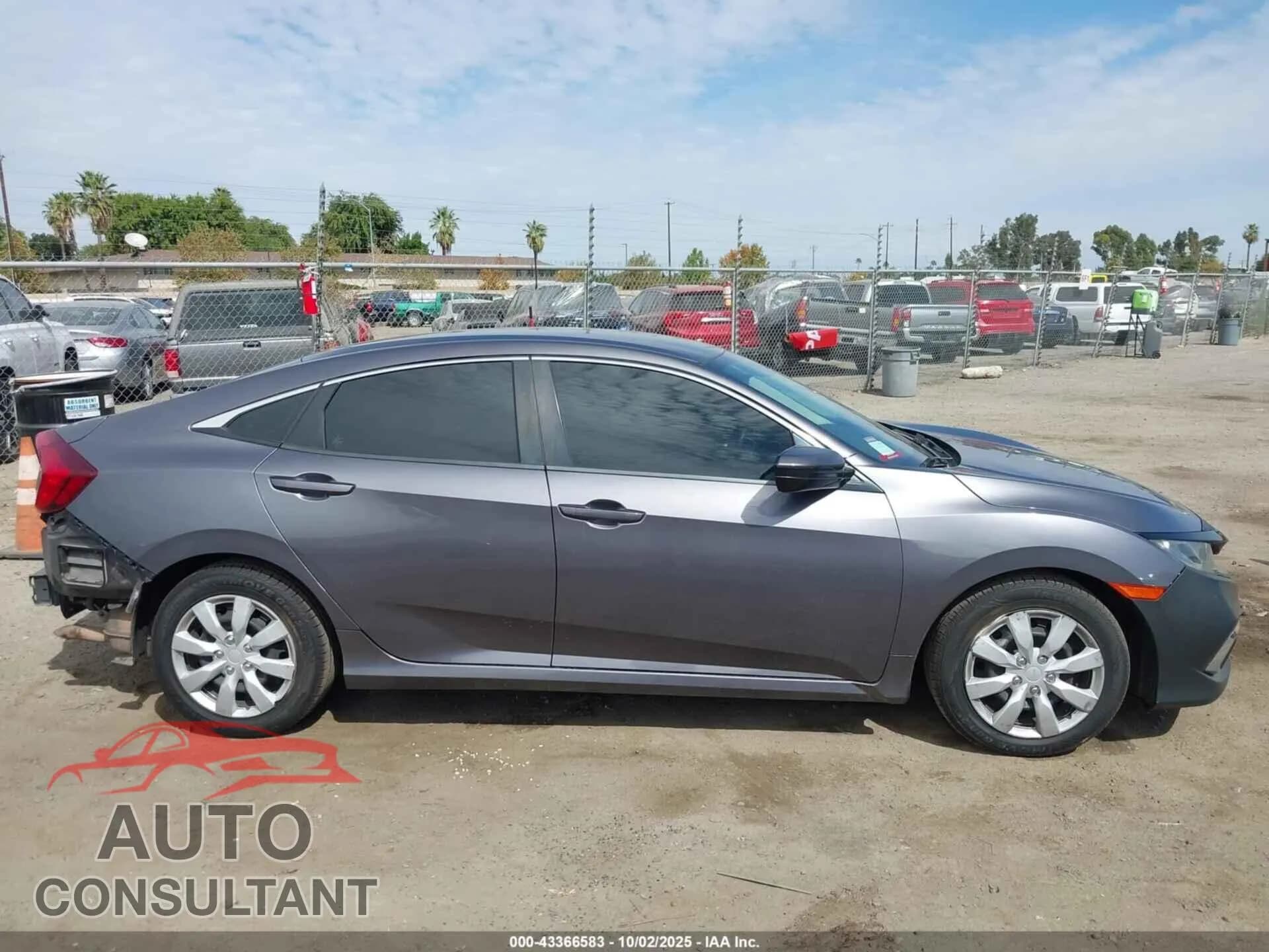 2019 HONDA CIVIC Damaged VIN 19XFC2F61KE208424 – photo 14 2019 HONDA CIVIC Damaged VIN 19XFC2F61KE208424 – photo 14