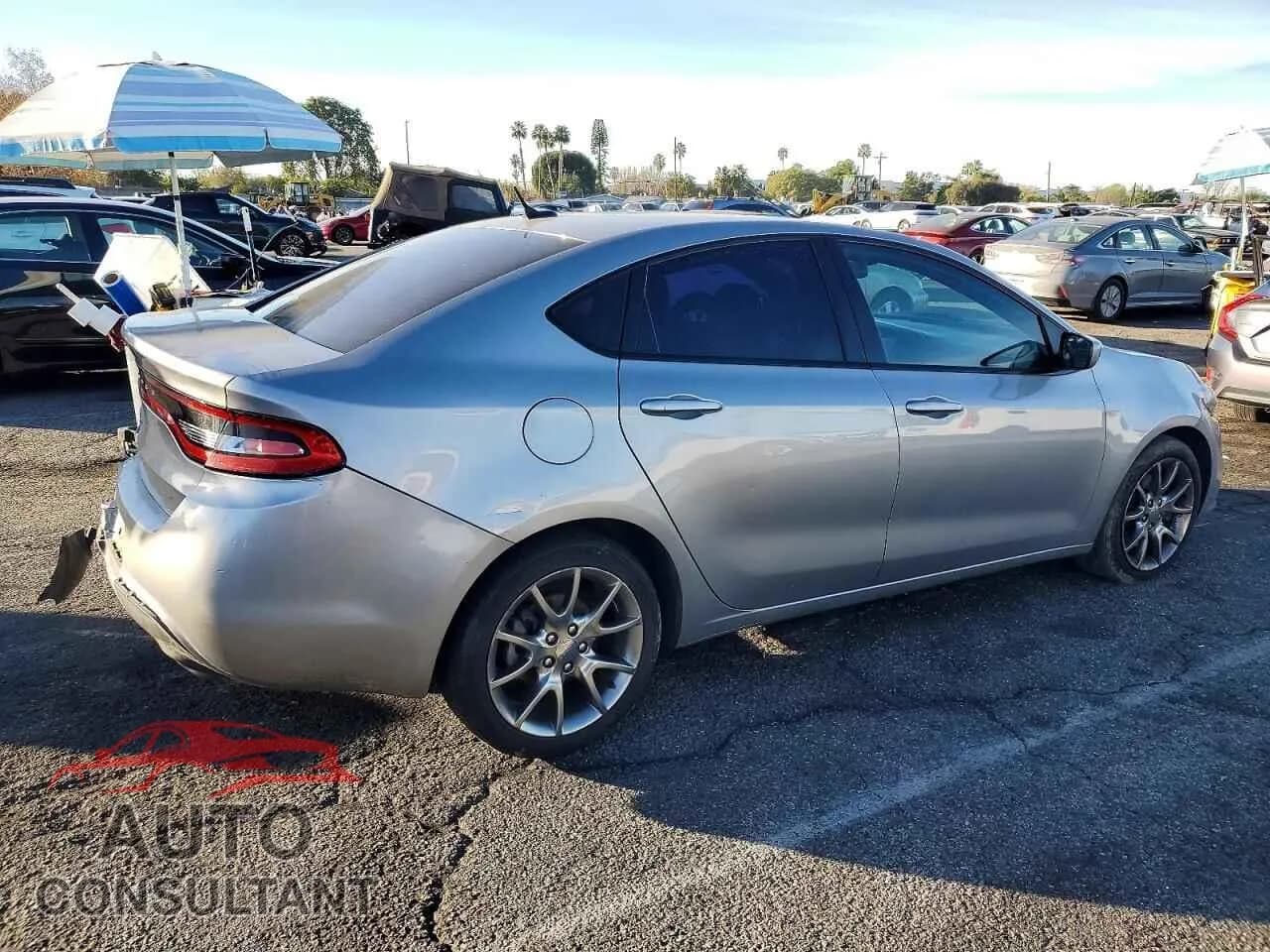 2015 DODGE DART Damaged VIN 1C3CDFBB0FD242909 – side profile 2015 DODGE DART Damaged VIN 1C3CDFBB0FD242909 – side profile