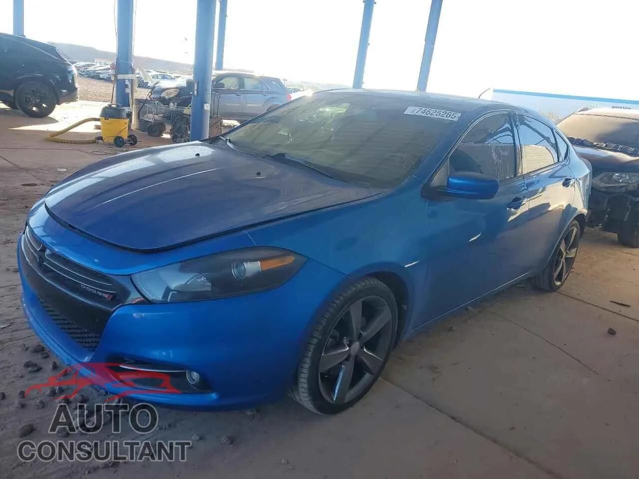 2015 DODGE DART Damaged VIN 1C3CDFEB0FD392627 – front exterior 2015 DODGE DART Damaged VIN 1C3CDFEB0FD392627 – front exterior