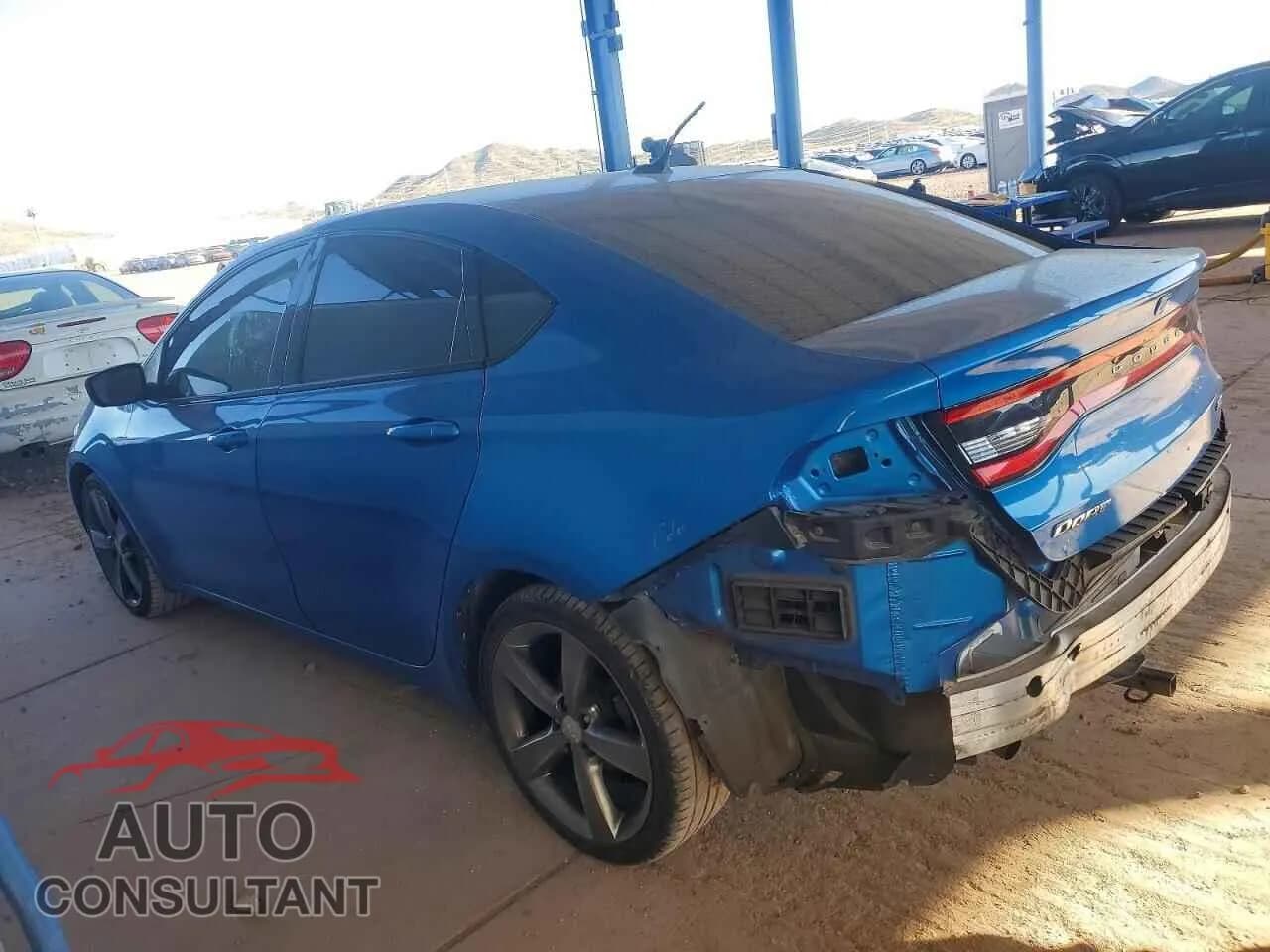 2015 DODGE DART Damaged VIN 1C3CDFEB0FD392627 – rear exterior 2015 DODGE DART Damaged VIN 1C3CDFEB0FD392627 – rear exterior