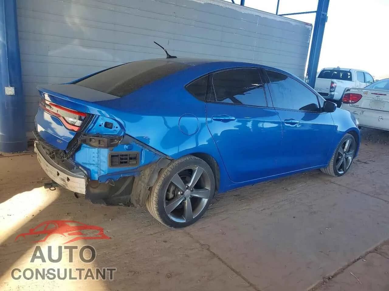 2015 DODGE DART Damaged VIN 1C3CDFEB0FD392627 – side profile 2015 DODGE DART Damaged VIN 1C3CDFEB0FD392627 – side profile