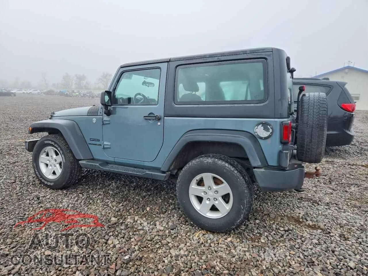 2015 JEEP WRANGLER Damaged VIN 1C4AJWAG7FL584422 – rear exterior 2015 JEEP WRANGLER Damaged VIN 1C4AJWAG7FL584422 – rear exterior