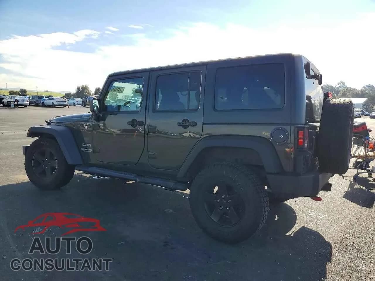 2015 JEEP WRANGLER Damaged VIN 1C4BJWDG6FL673754 – rear exterior 2015 JEEP WRANGLER Damaged VIN 1C4BJWDG6FL673754 – rear exterior