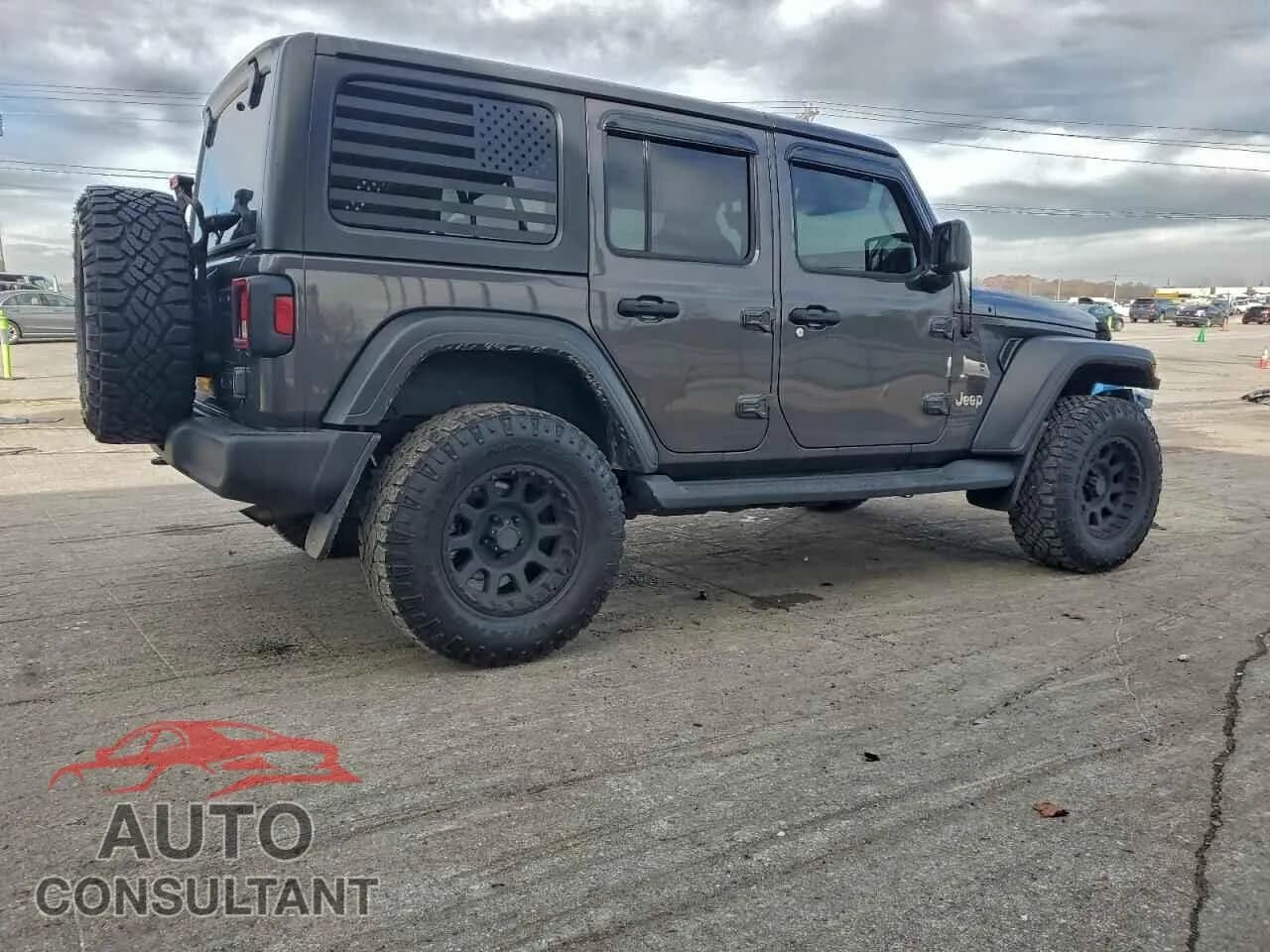 2018 JEEP WRANGLER Damaged VIN 1C4HJXDG7JW108453 – side profile 2018 JEEP WRANGLER Damaged VIN 1C4HJXDG7JW108453 – side profile