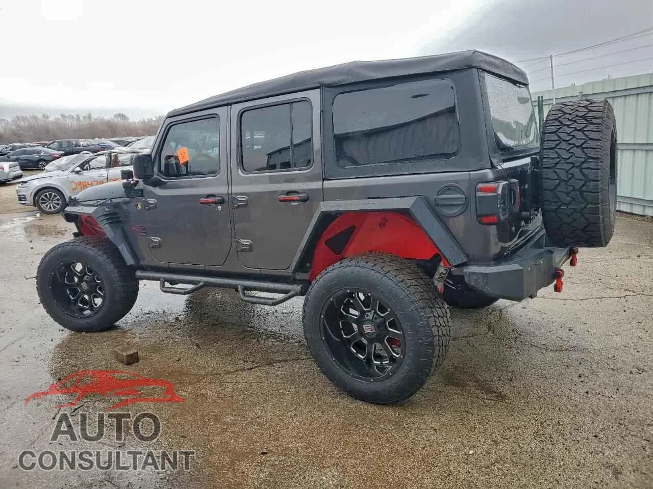 2018 JEEP WRANGLER Damaged VIN 1C4HJXDG7JW152811 – rear exterior 2018 JEEP WRANGLER Damaged VIN 1C4HJXDG7JW152811 – rear exterior