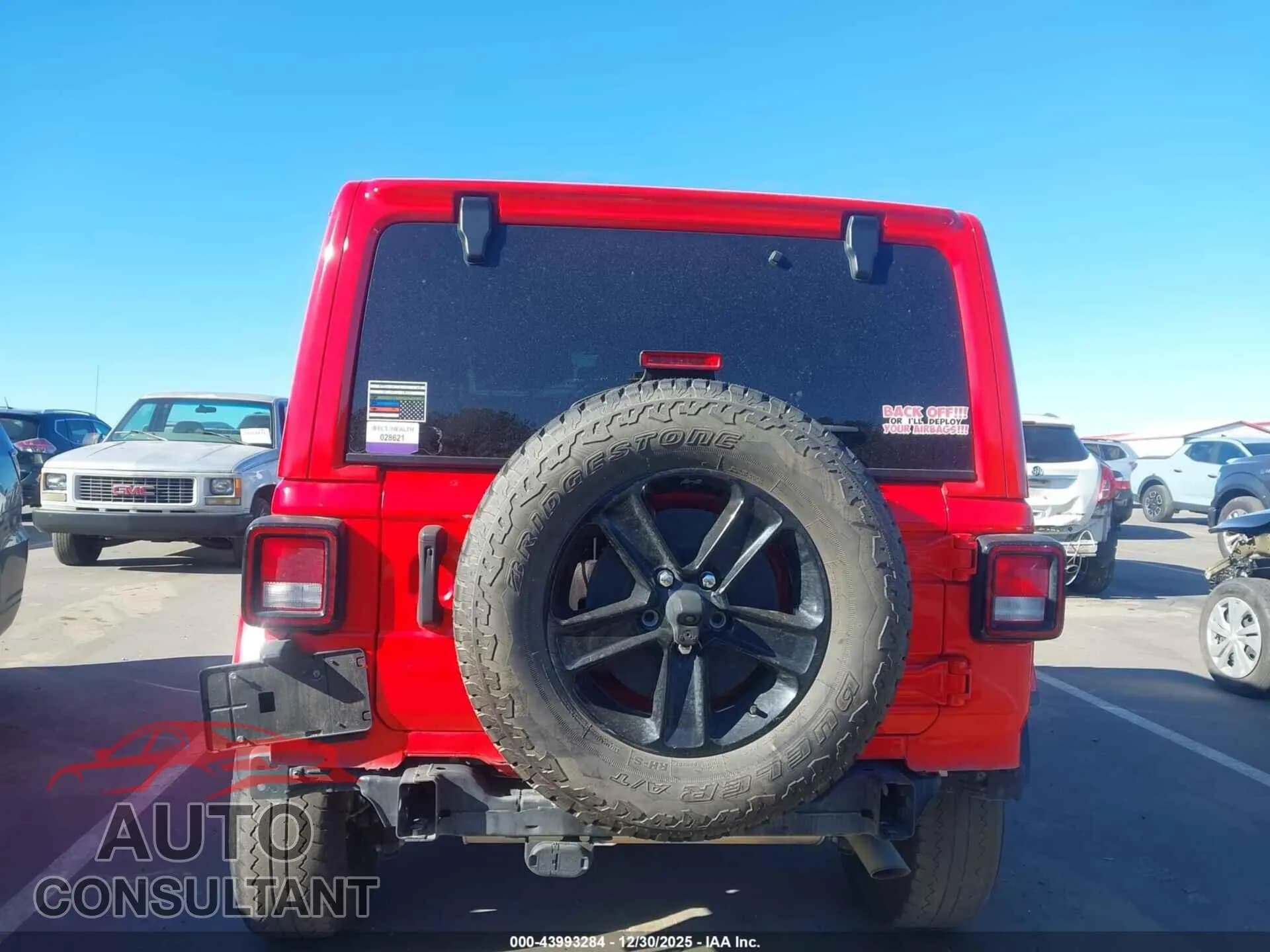 2021 JEEP WRANGLER UNLIMITED Damaged VIN 1C4HJXEG0MW739824 – photo 17 2021 JEEP WRANGLER UNLIMITED Damaged VIN 1C4HJXEG0MW739824 – photo 17