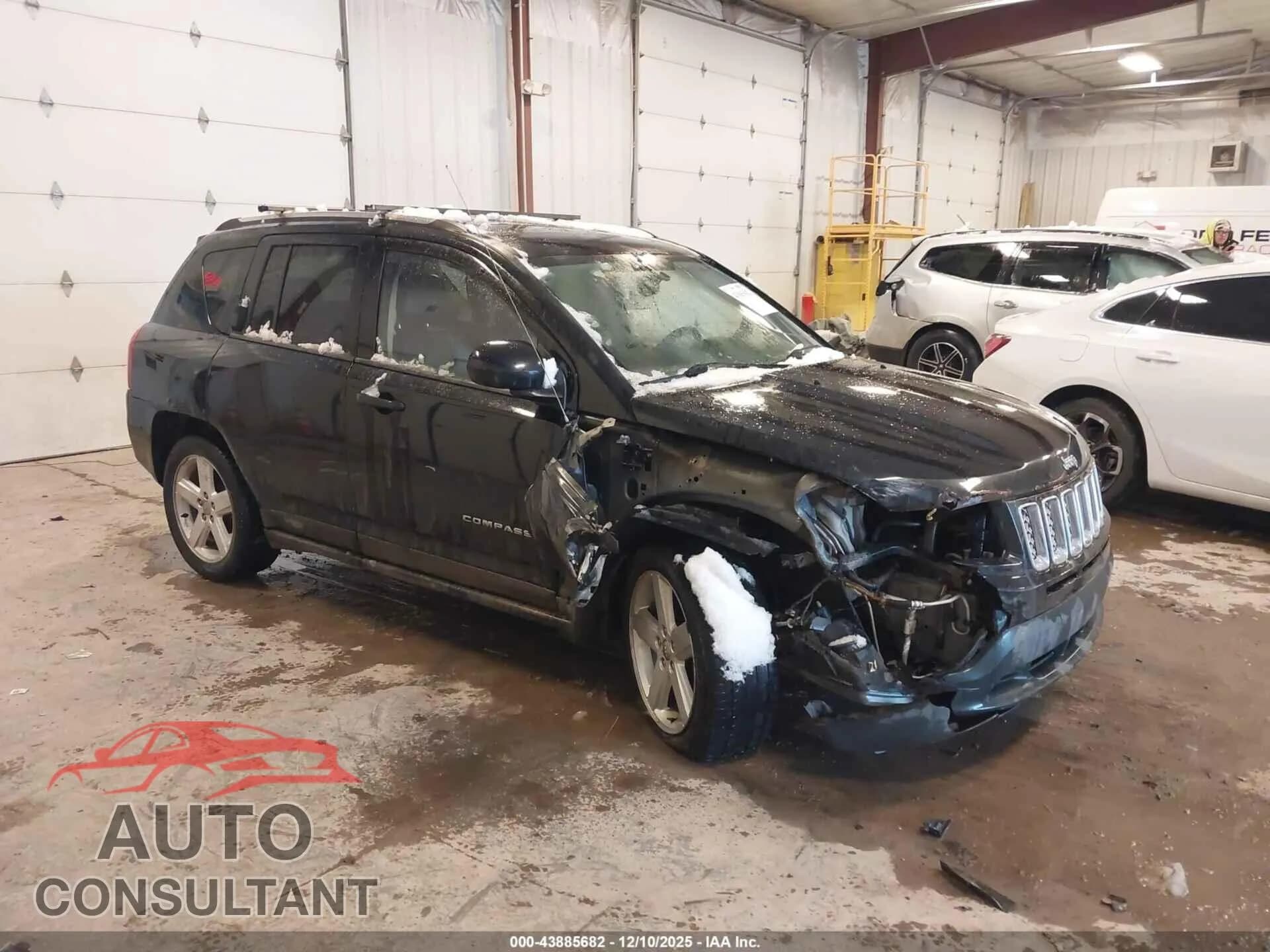 2014 JEEP COMPASS Damaged VIN 1C4NJCEA4ED780087 – front exterior 2014 JEEP COMPASS Damaged VIN 1C4NJCEA4ED780087 – front exterior