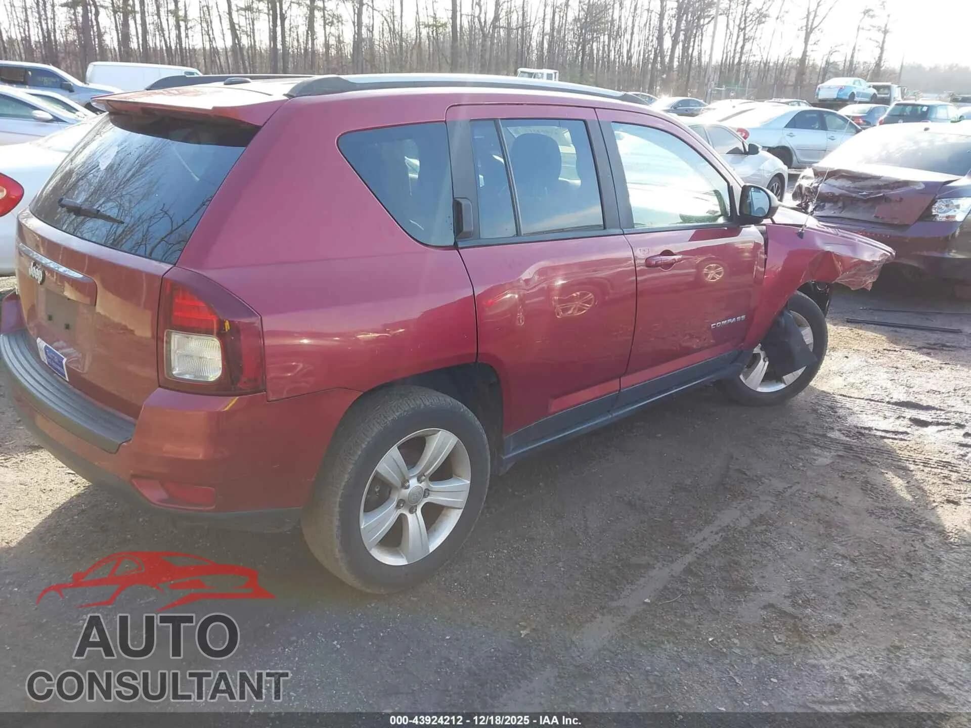 2017 JEEP COMPASS Damaged VIN 1C4NJDBB2HD144565 – dashboard 2017 JEEP COMPASS Damaged VIN 1C4NJDBB2HD144565 – dashboard