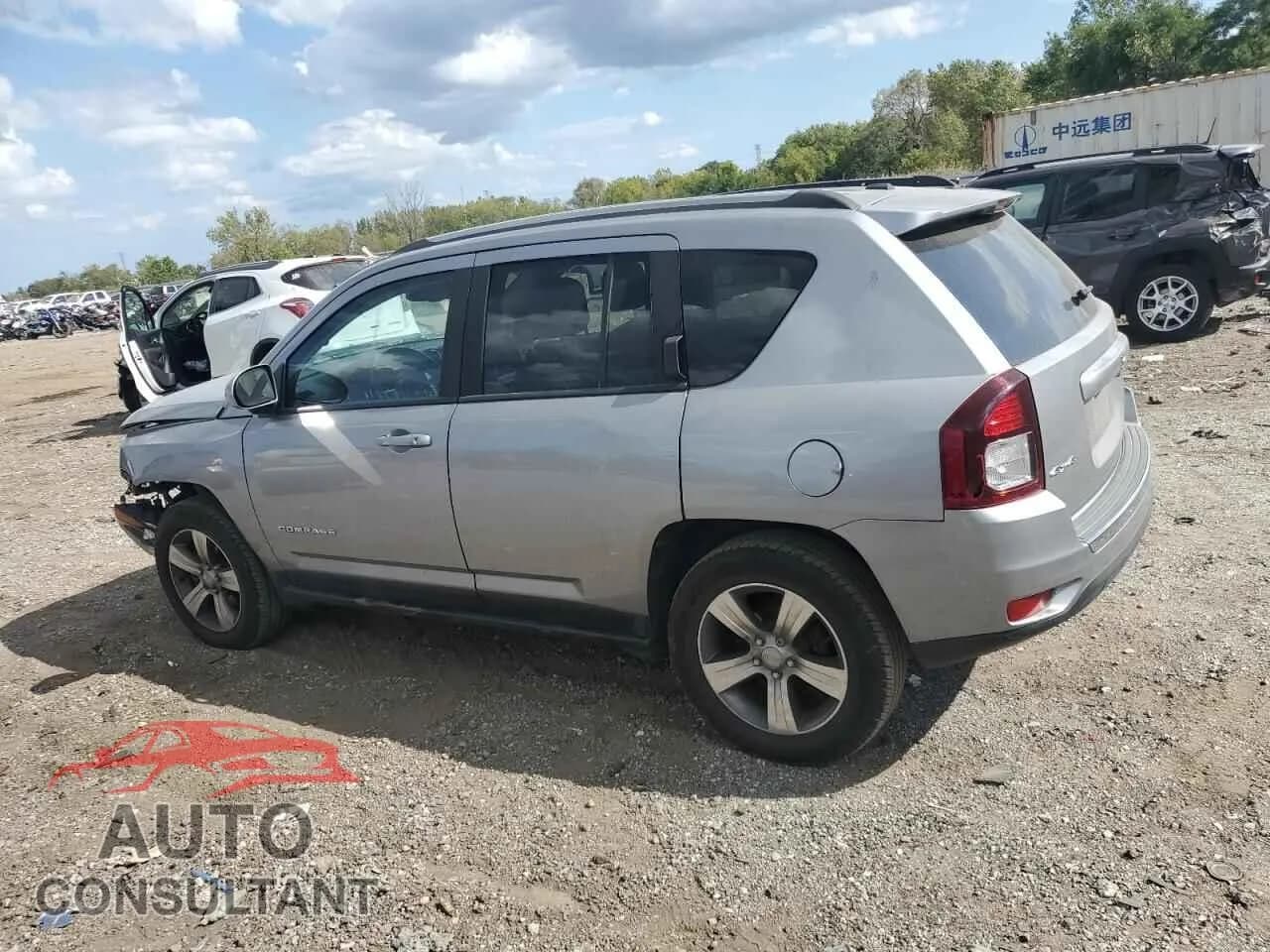 2017 JEEP COMPASS Damaged VIN 1C4NJDEB8HD178392 – rear exterior 2017 JEEP COMPASS Damaged VIN 1C4NJDEB8HD178392 – rear exterior