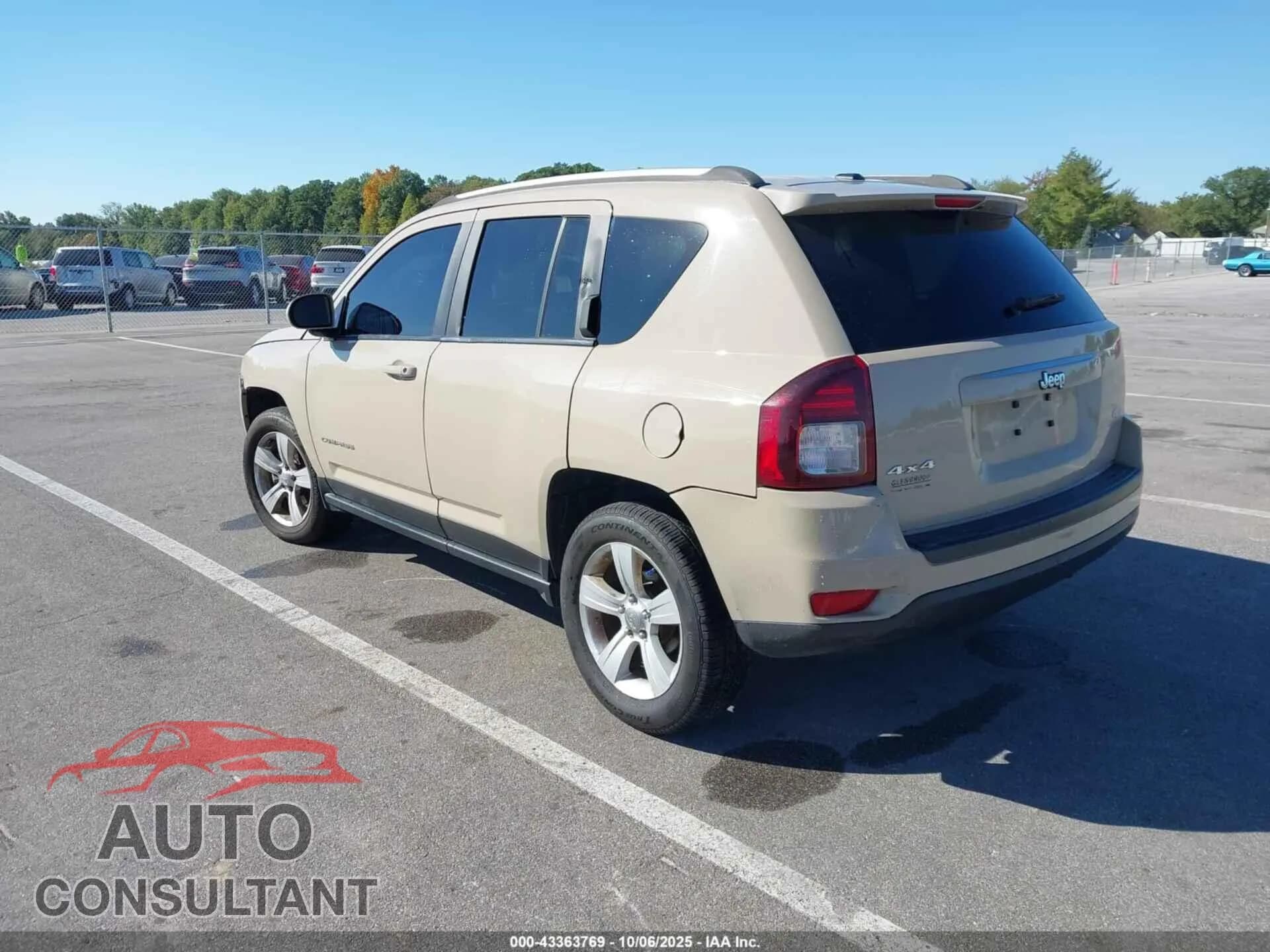 2017 JEEP COMPASS Damaged VIN 1C4NJDEB9HD144428 – side profile 2017 JEEP COMPASS Damaged VIN 1C4NJDEB9HD144428 – side profile