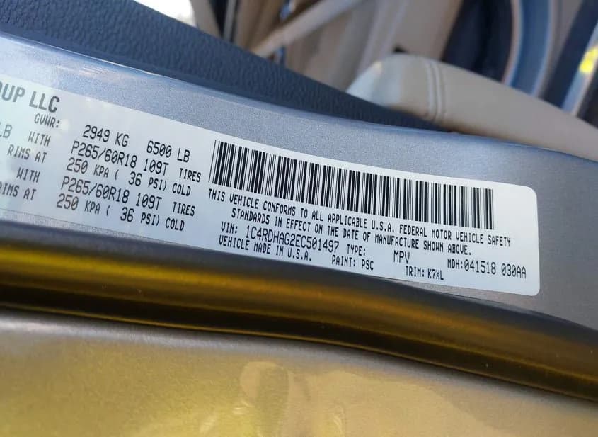 2014 DODGE Durango Used VIN 1C4RDHAG2EC501497 – photo 11 2014 DODGE Durango Used VIN 1C4RDHAG2EC501497 – photo 11