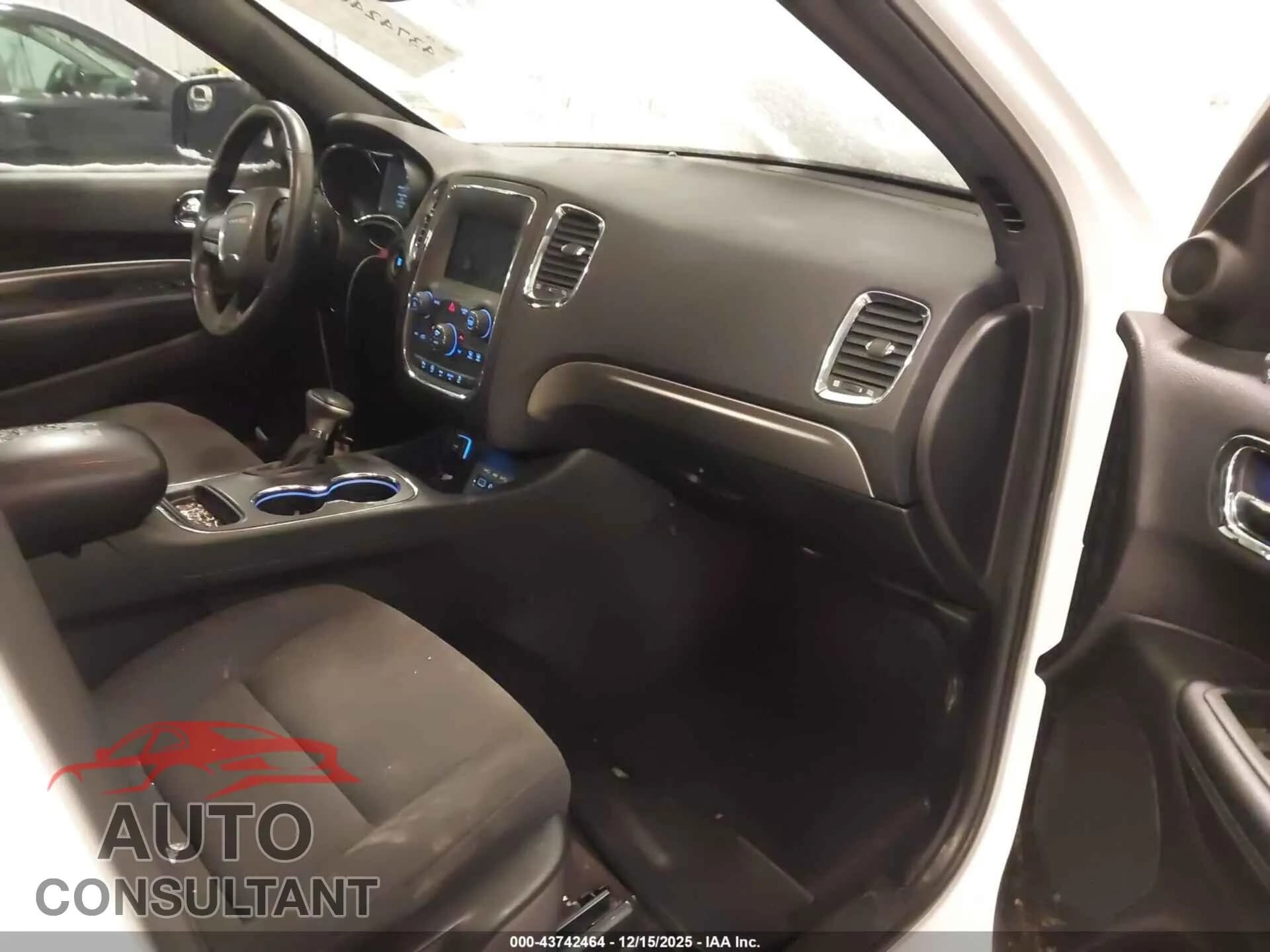 2018 DODGE DURANGO Damaged VIN 1C4RDJAGXJC330337 – interior seats 2018 DODGE DURANGO Damaged VIN 1C4RDJAGXJC330337 – interior seats