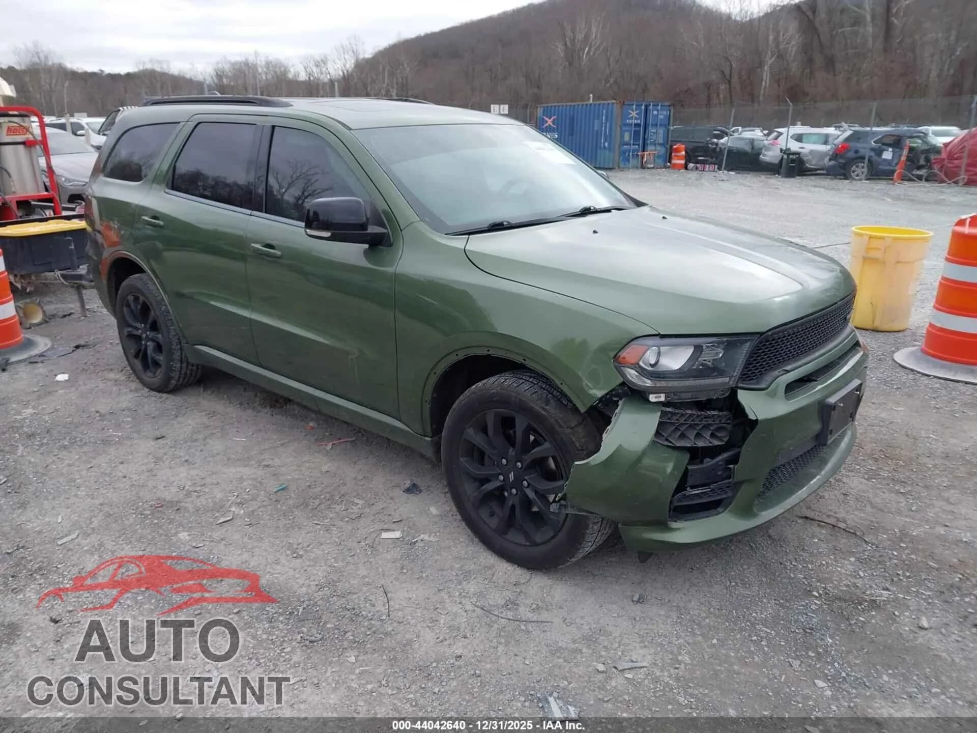 2020 DODGE DURANGO Damaged VIN 1C4RDJDG1LC142661 – front exterior 2020 DODGE DURANGO Damaged VIN 1C4RDJDG1LC142661 – front exterior