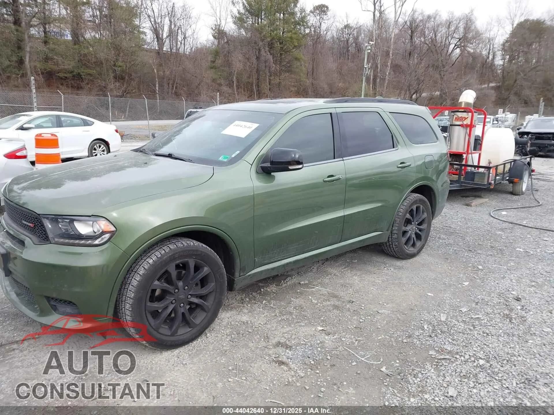 2020 DODGE DURANGO Damaged VIN 1C4RDJDG1LC142661 – rear exterior 2020 DODGE DURANGO Damaged VIN 1C4RDJDG1LC142661 – rear exterior