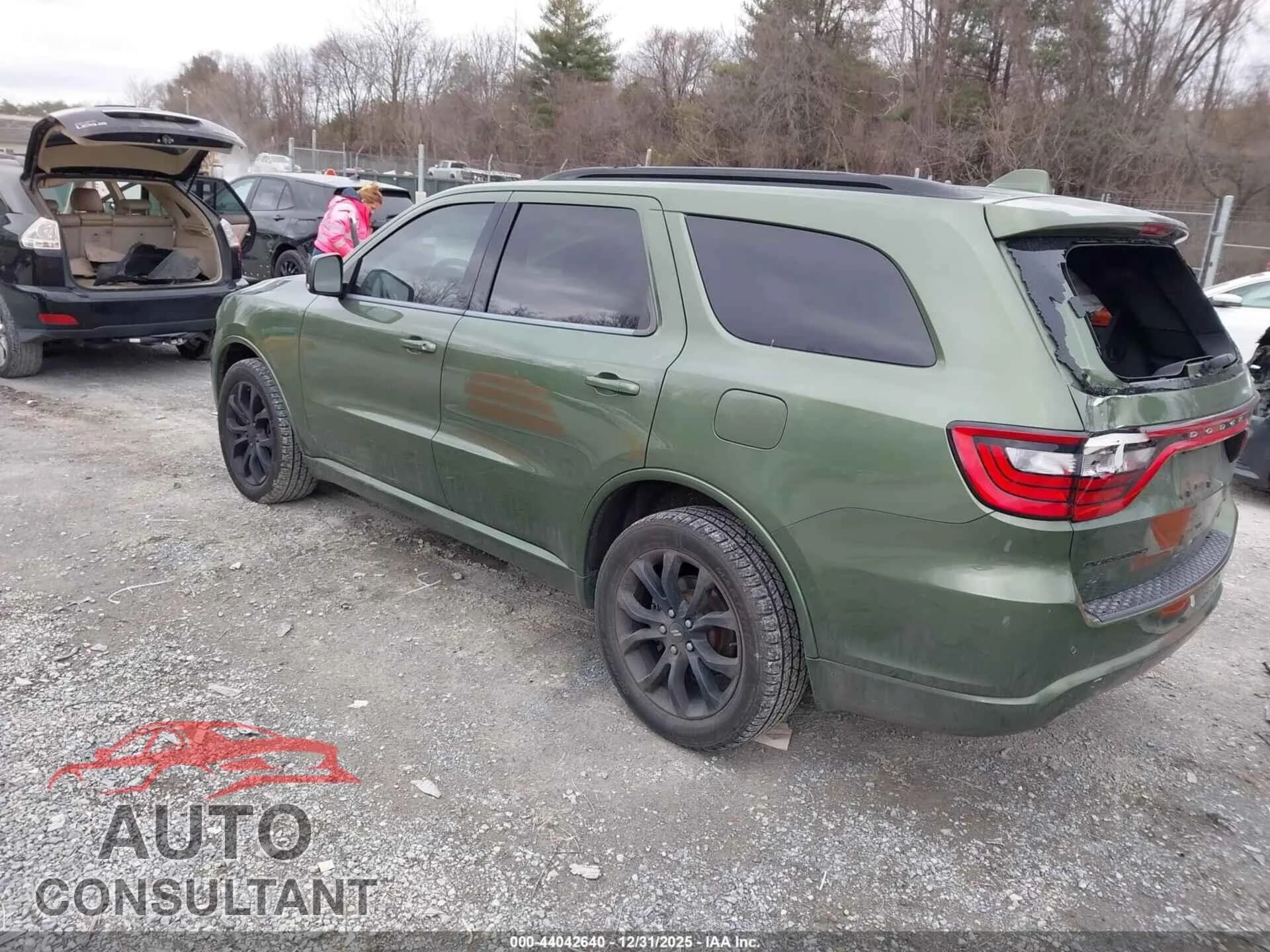 2020 DODGE DURANGO Damaged VIN 1C4RDJDG1LC142661 – side profile 2020 DODGE DURANGO Damaged VIN 1C4RDJDG1LC142661 – side profile