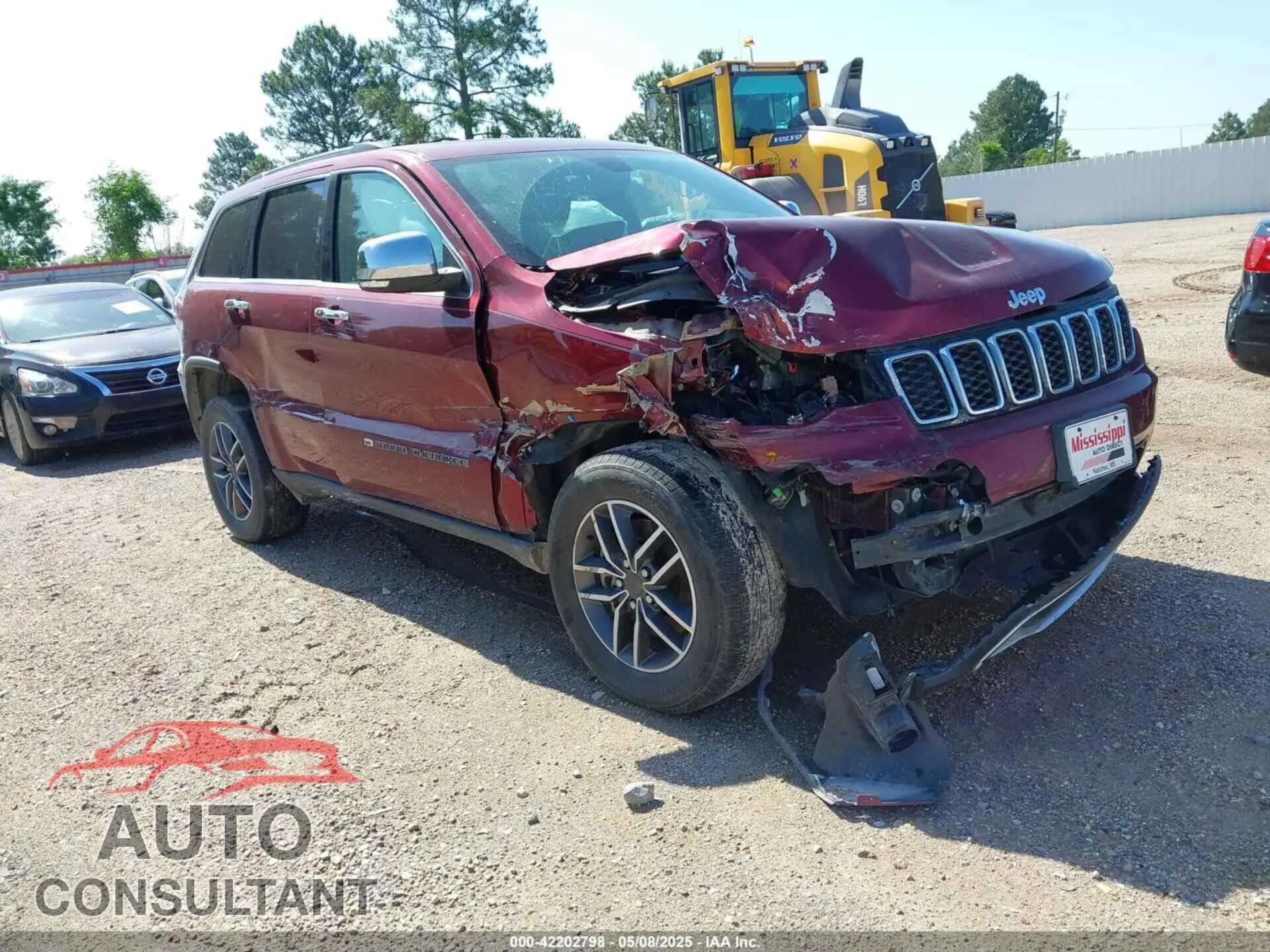 2022 JEEP GRAND CHEROKEE WK Damaged VIN 1C4RJFBG7NC167320 – front exterior 2022 JEEP GRAND CHEROKEE WK Damaged VIN 1C4RJFBG7NC167320 – front exterior