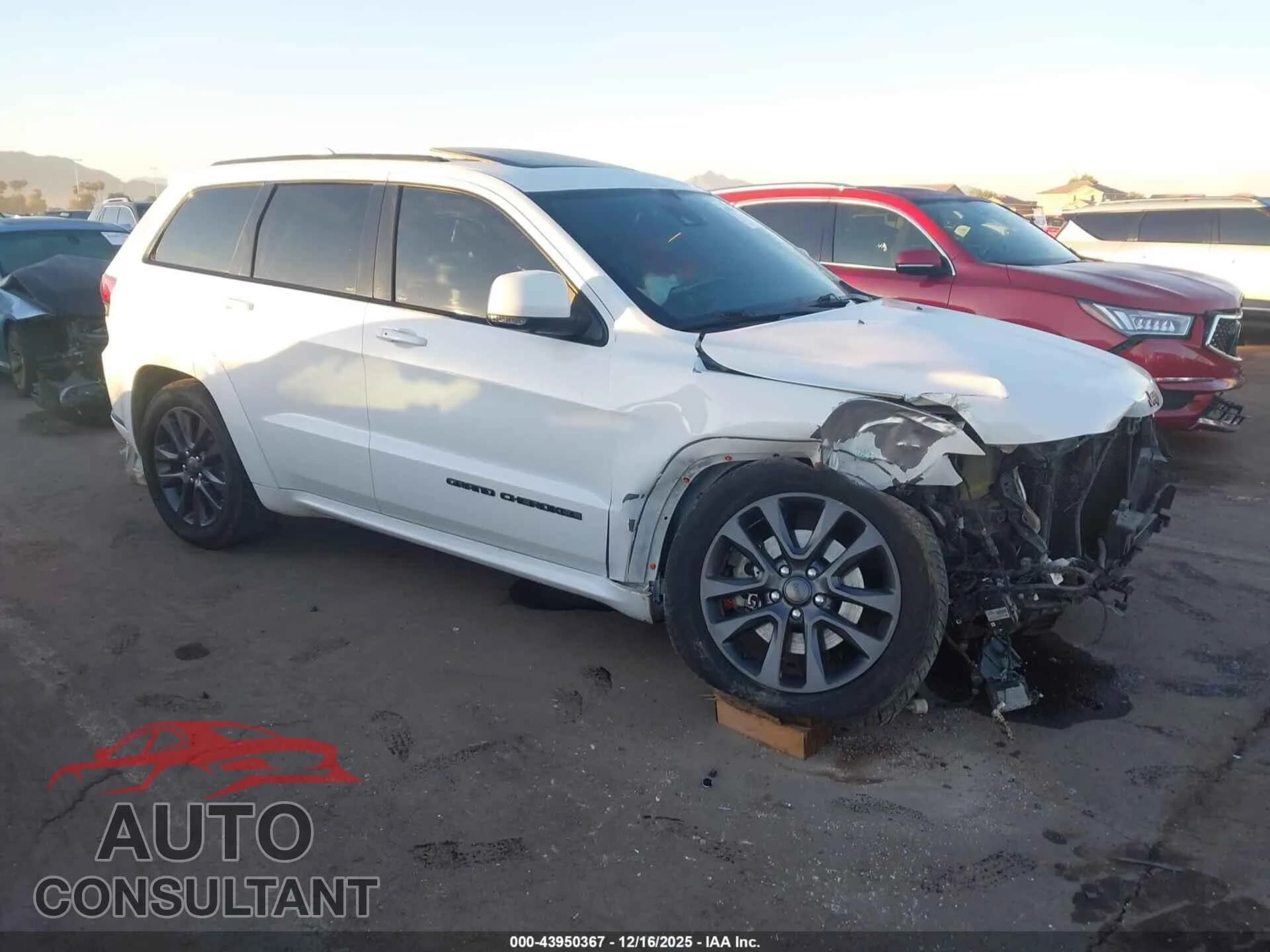 2018 JEEP GRAND CHEROKEE Damaged VIN 1C4RJFCT6JC137585 – front exterior 2018 JEEP GRAND CHEROKEE Damaged VIN 1C4RJFCT6JC137585 – front exterior