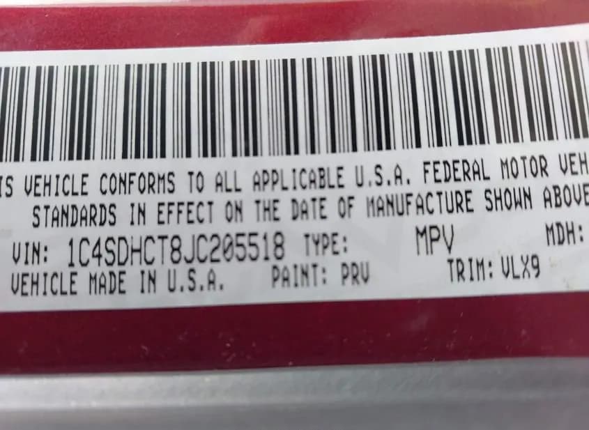 2018 DODGE Durango Used VIN 1C4SDHCT8JC205518 – interior seats 2018 DODGE Durango Used VIN 1C4SDHCT8JC205518 – interior seats