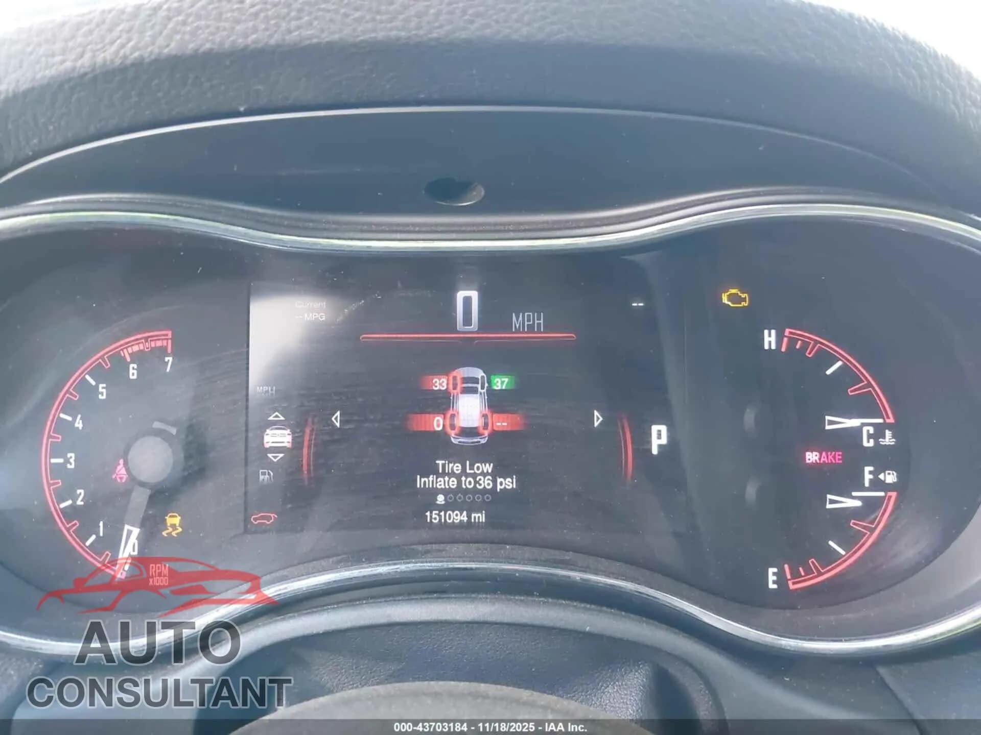 2015 DODGE DURANGO Damaged VIN 1C4SDHCT9FC869771 – exterior detail 2015 DODGE DURANGO Damaged VIN 1C4SDHCT9FC869771 – exterior detail