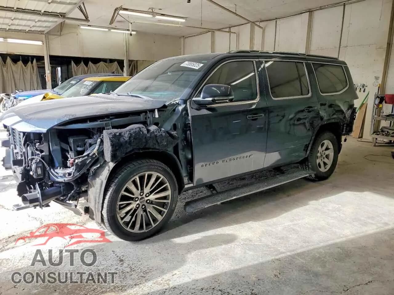 2022 JEEP GRAND WAGO Damaged VIN 1C4SJVGP9NS233506 – front exterior 2022 JEEP GRAND WAGO Damaged VIN 1C4SJVGP9NS233506 – front exterior