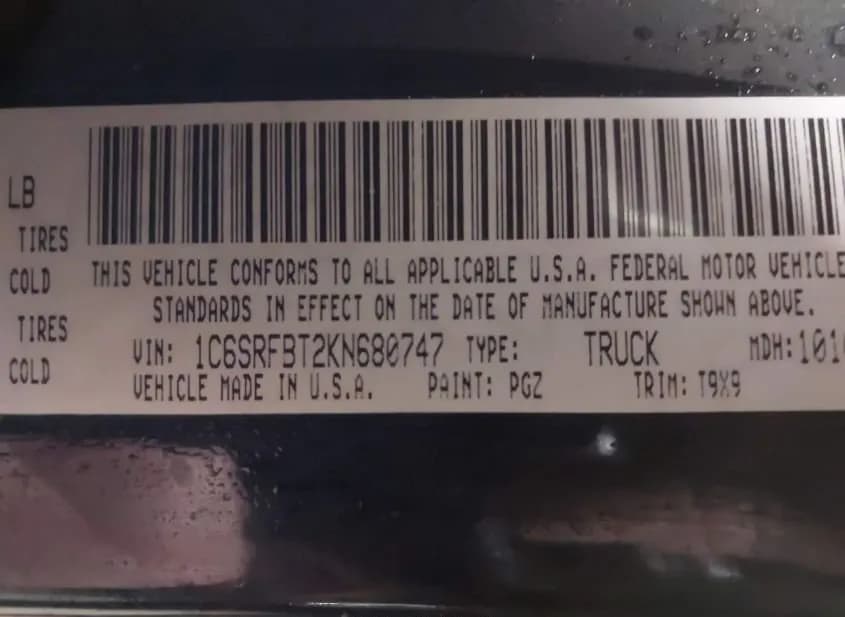 2019 RAM 1500 Used VIN 1C6SRFBT2KN680747 – photo 15 2019 RAM 1500 Used VIN 1C6SRFBT2KN680747 – photo 15