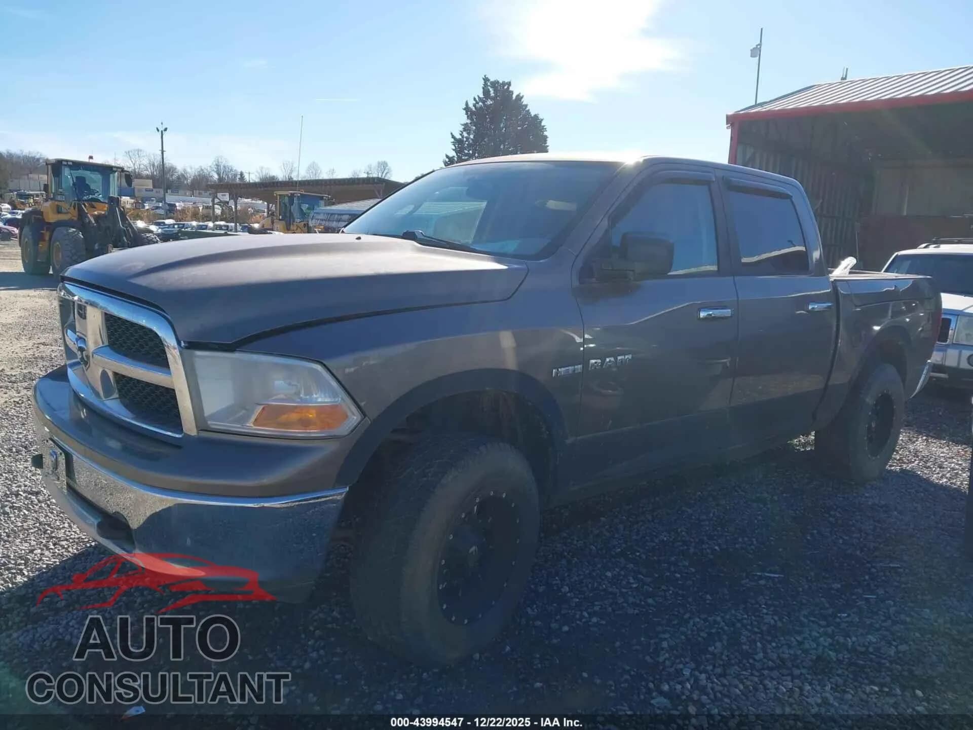 2009 DODGE RAM 1500 Damaged VIN 1D3HV13T09J527017 – rear exterior 2009 DODGE RAM 1500 Damaged VIN 1D3HV13T09J527017 – rear exterior