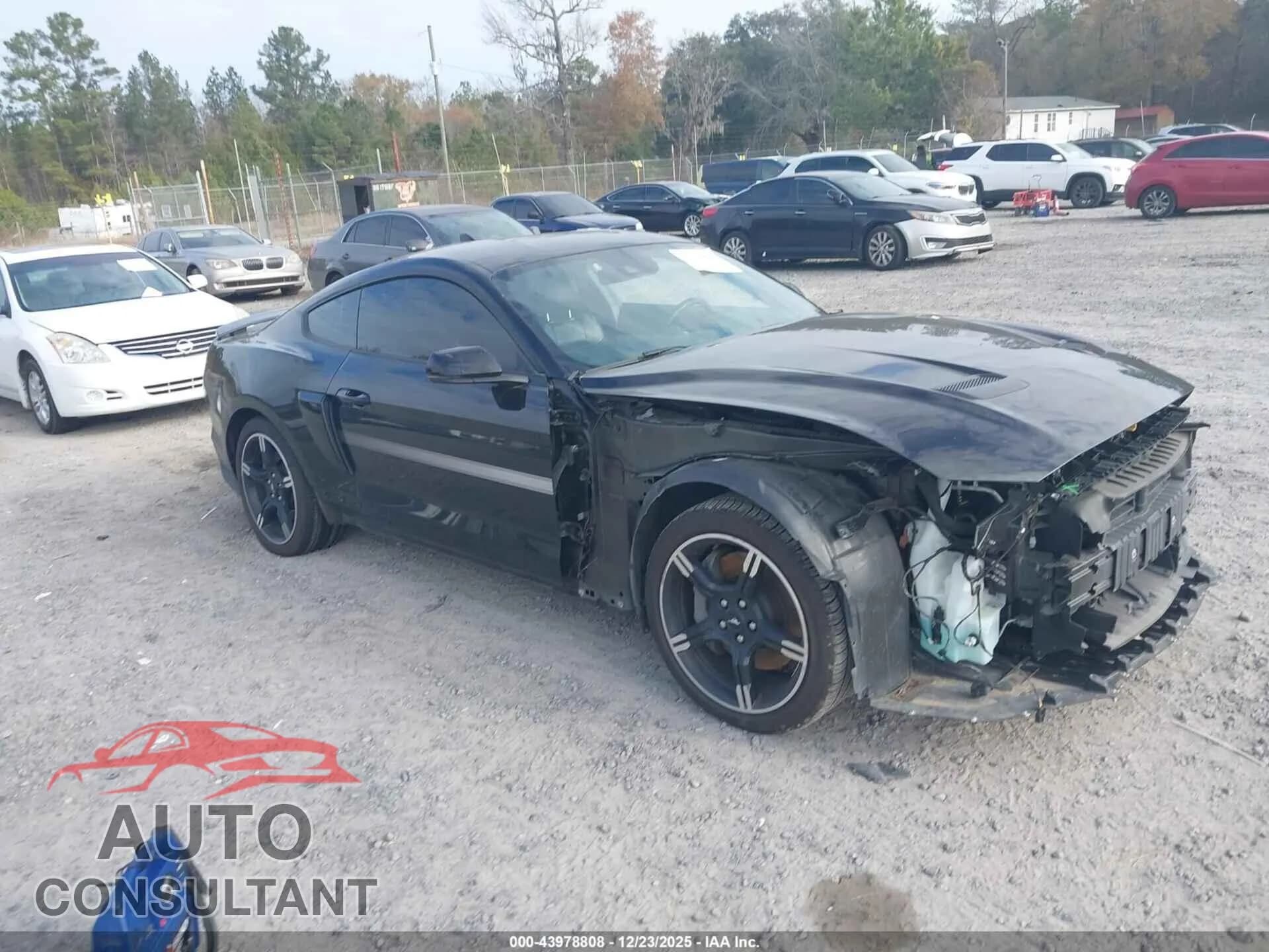 2021 FORD MUSTANG Damaged VIN 1FA6P8CF8M5104531 – front exterior 2021 FORD MUSTANG Damaged VIN 1FA6P8CF8M5104531 – front exterior
