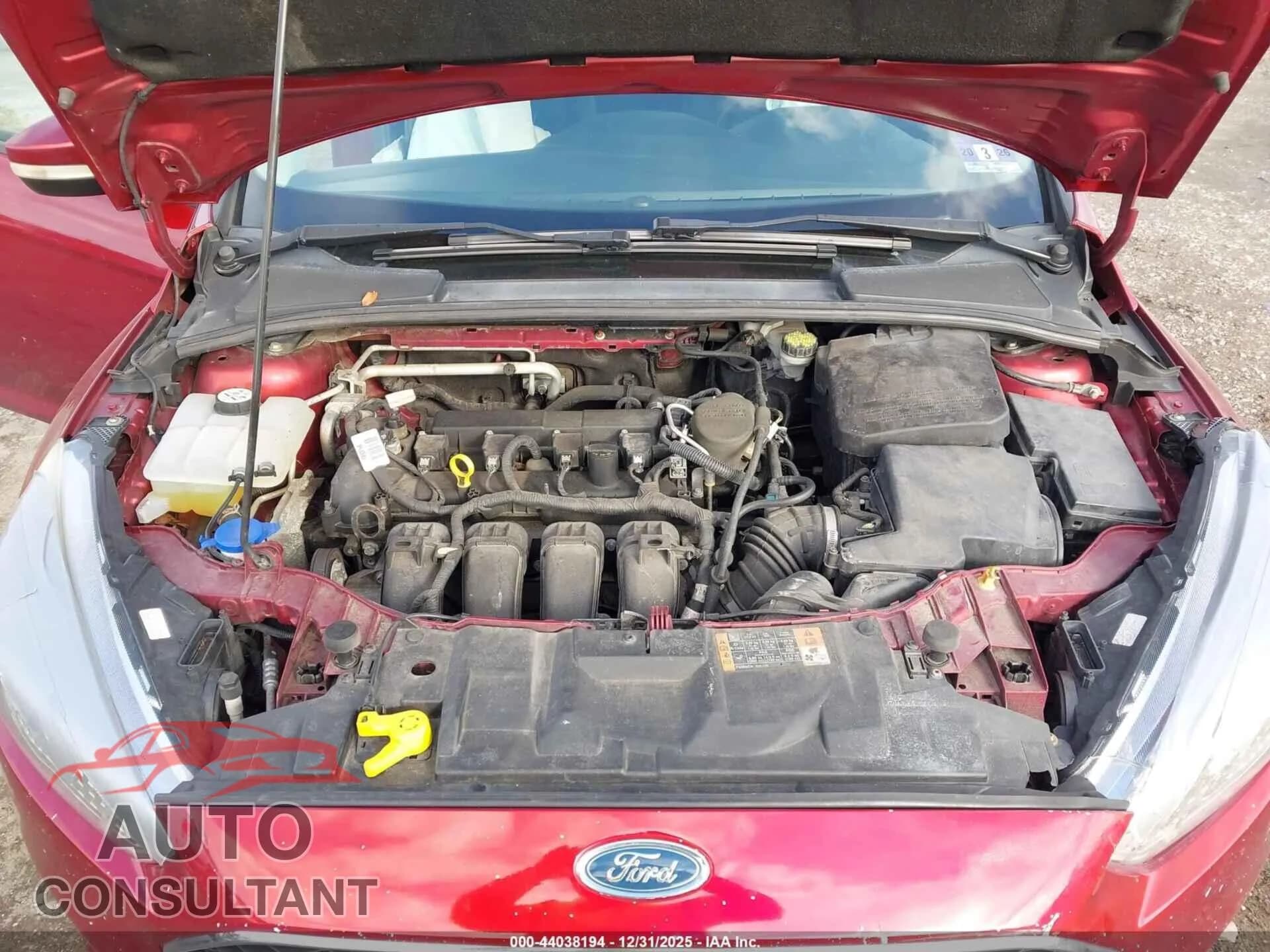 2016 FORD FOCUS Damaged VIN 1FADP3F20GL251025 – odometer reading 2016 FORD FOCUS Damaged VIN 1FADP3F20GL251025 – odometer reading