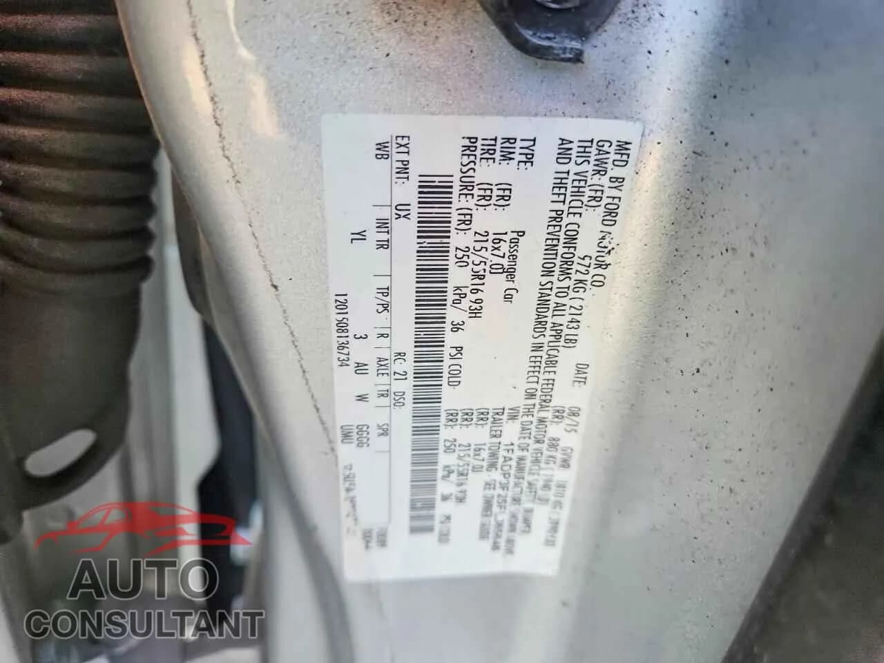 2015 FORD FOCUS Damaged VIN 1FADP3F25FL365648 – photo 12 2015 FORD FOCUS Damaged VIN 1FADP3F25FL365648 – photo 12