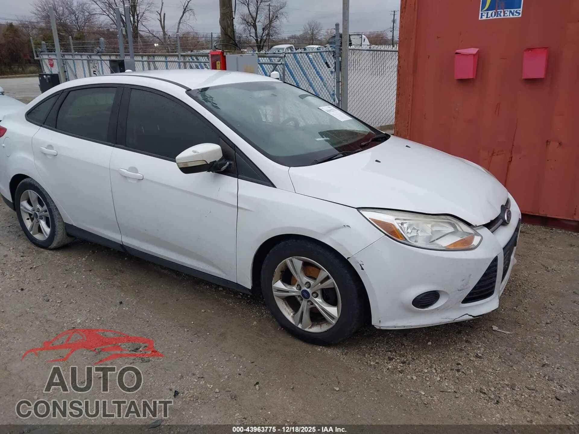 2014 FORD FOCUS Damaged VIN 1FADP3F27EL418185 – front exterior 2014 FORD FOCUS Damaged VIN 1FADP3F27EL418185 – front exterior