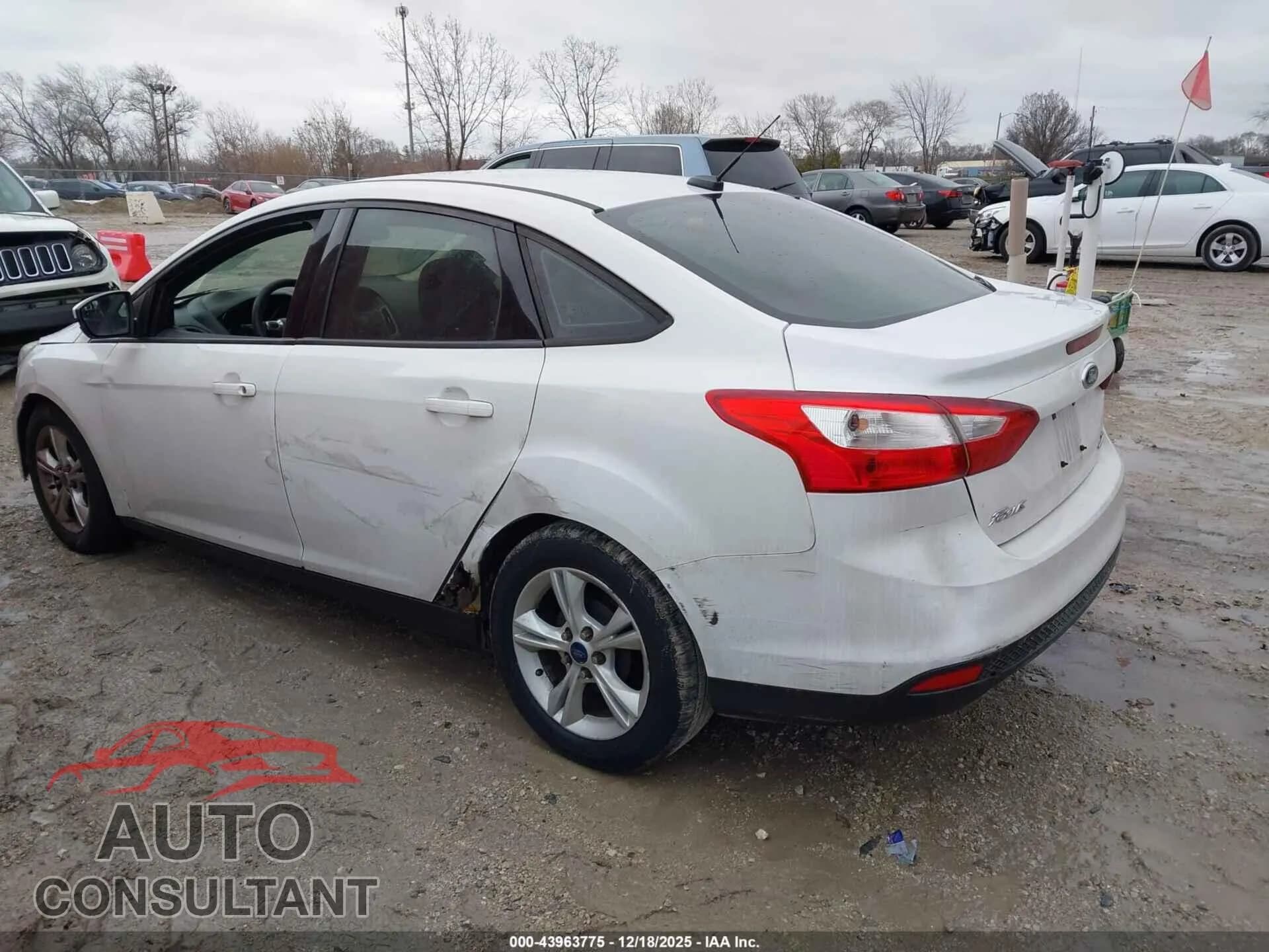 2014 FORD FOCUS Damaged VIN 1FADP3F27EL418185 – side profile 2014 FORD FOCUS Damaged VIN 1FADP3F27EL418185 – side profile