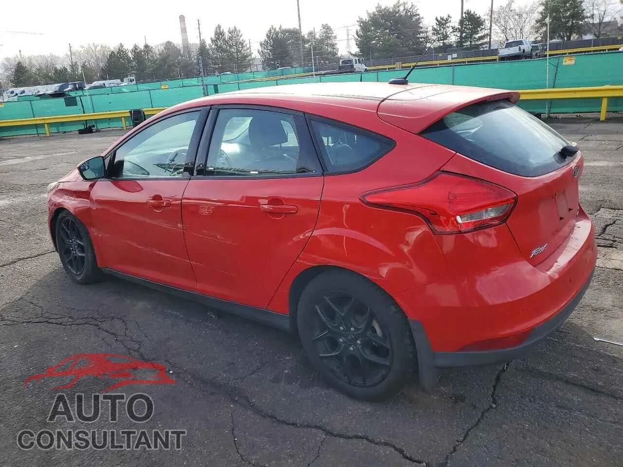 2016 FORD FOCUS Damaged VIN 1FADP3K28GL215329 – rear exterior 2016 FORD FOCUS Damaged VIN 1FADP3K28GL215329 – rear exterior