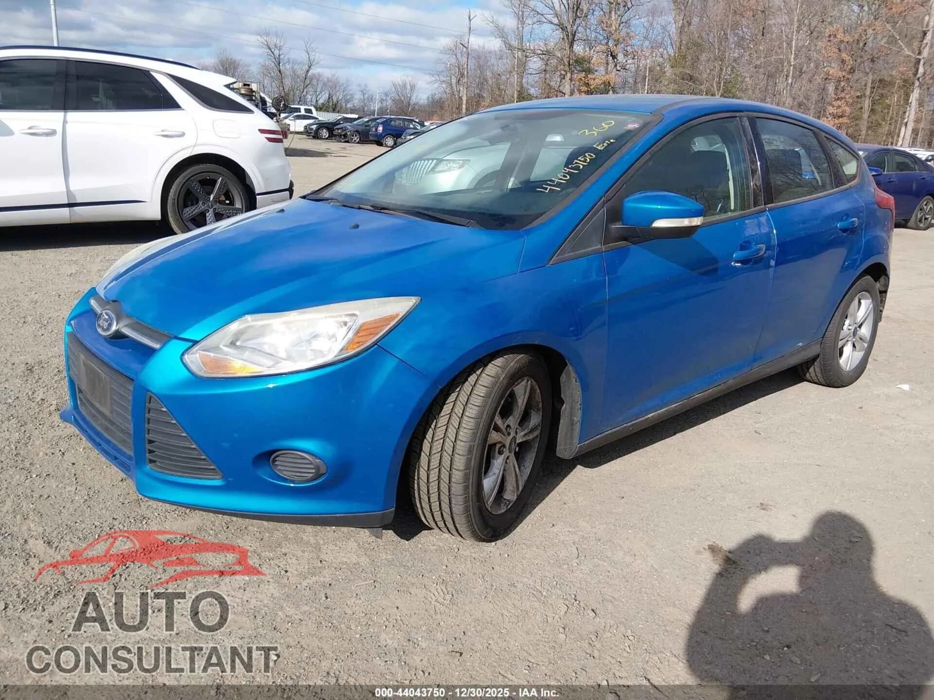 2014 FORD FOCUS Damaged VIN 1FADP3K2XEL339339 – rear exterior 2014 FORD FOCUS Damaged VIN 1FADP3K2XEL339339 – rear exterior