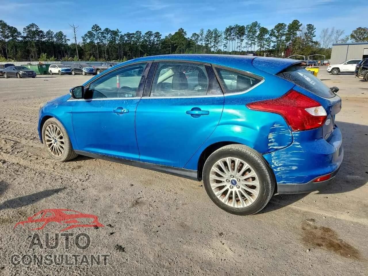 2012 FORD FOCUS Damaged VIN 1FAHP3N27CL308656 – rear exterior 2012 FORD FOCUS Damaged VIN 1FAHP3N27CL308656 – rear exterior