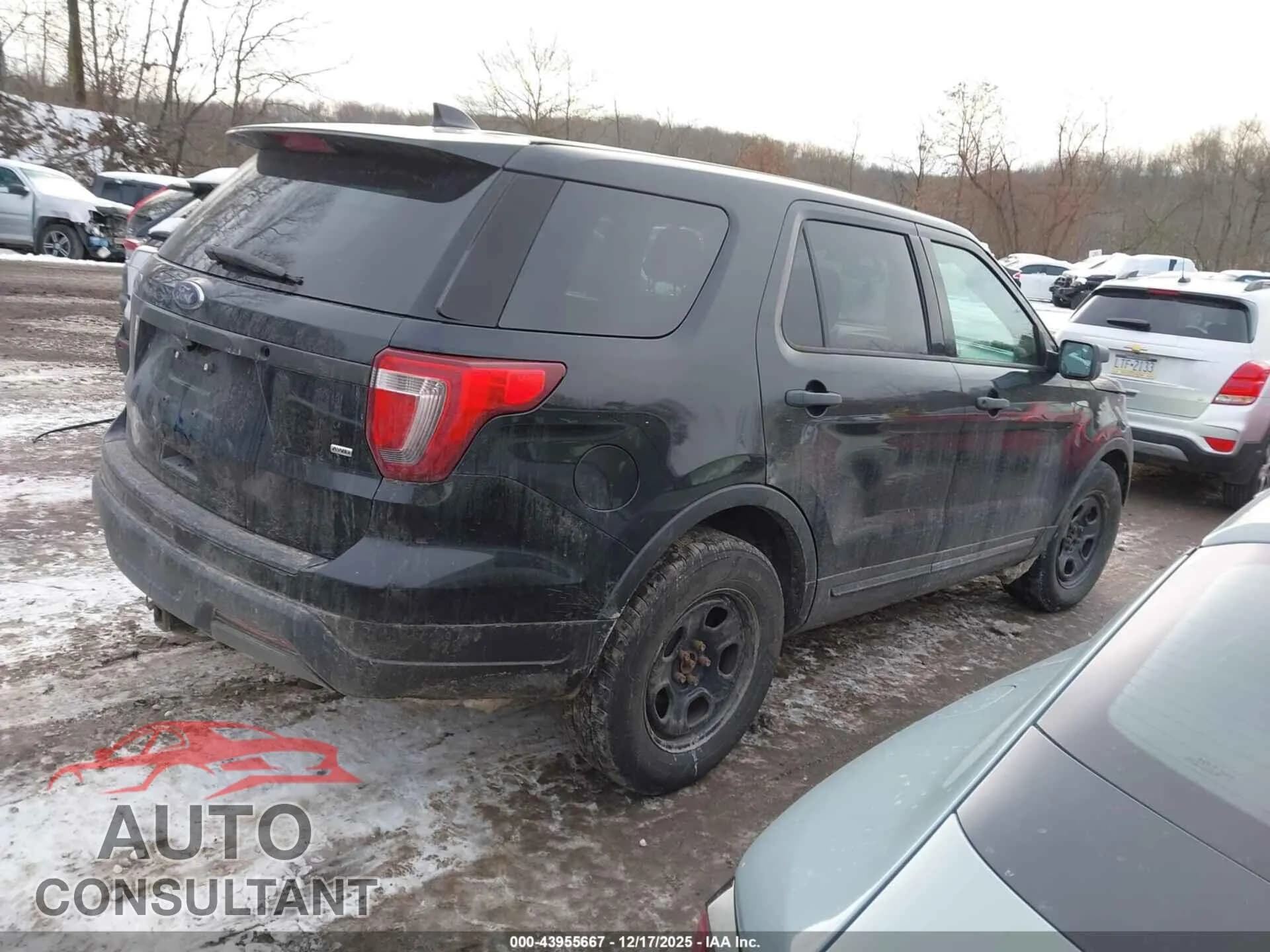 2018 FORD POLICE INTERCEPTOR UTILITY Damaged VIN 1FM5K8ARXJGC42889 – dashboard 2018 FORD POLICE INTERCEPTOR UTILITY Damaged VIN 1FM5K8ARXJGC42889 – dashboard