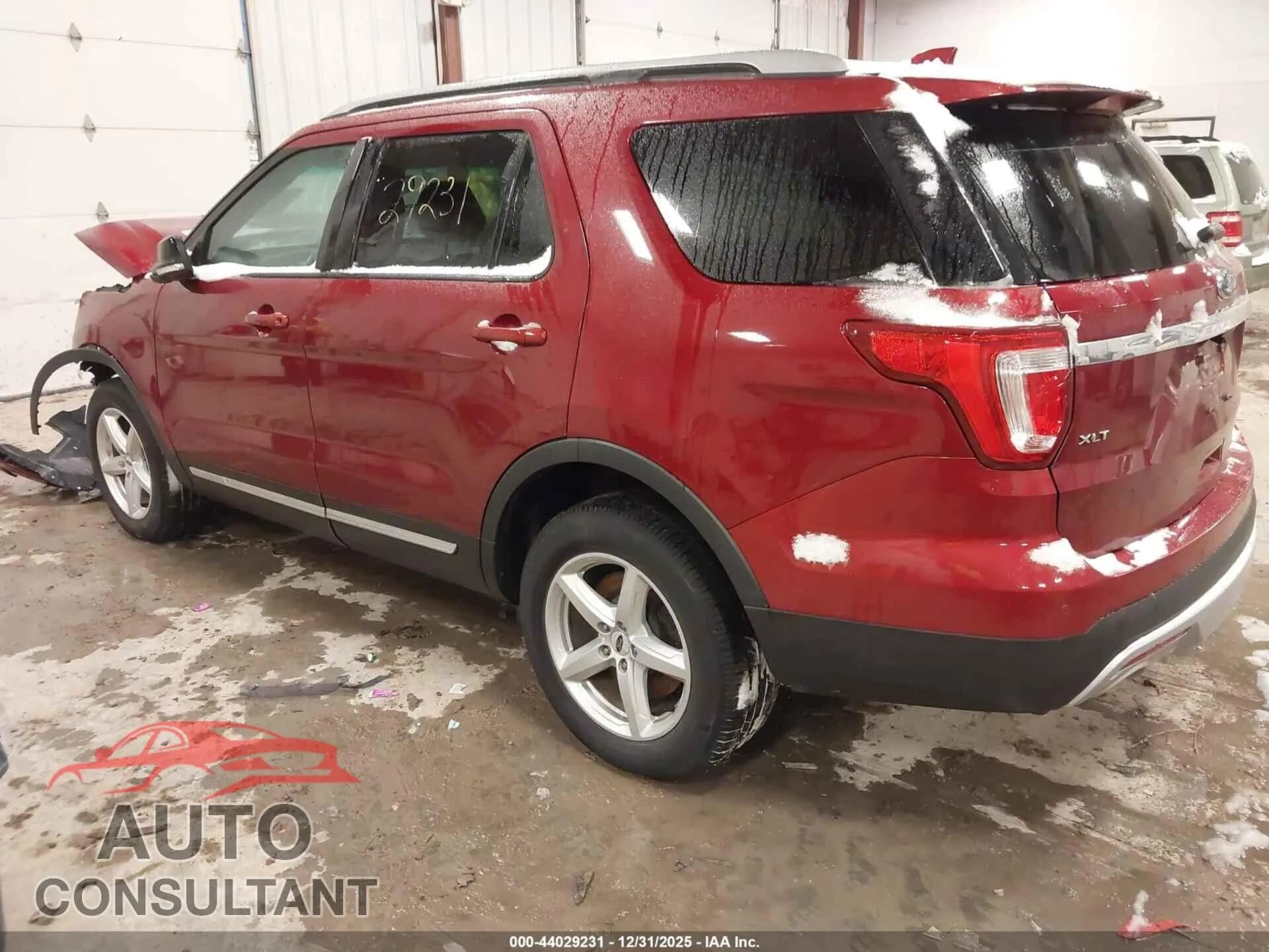 2017 FORD EXPLORER Damaged VIN 1FM5K8D80HGA42424 – side profile 2017 FORD EXPLORER Damaged VIN 1FM5K8D80HGA42424 – side profile