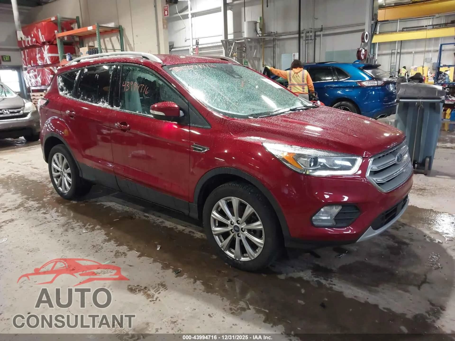 2018 FORD ESCAPE Damaged VIN 1FMCU9J99JUC80140 – front exterior 2018 FORD ESCAPE Damaged VIN 1FMCU9J99JUC80140 – front exterior