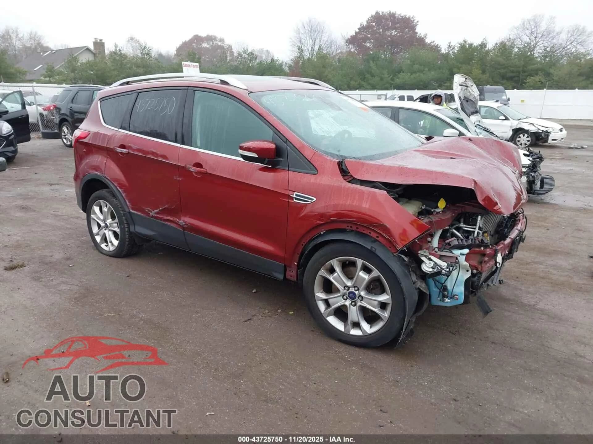 2016 FORD ESCAPE Damaged VIN 1FMCU9JX9GUC36727 – front exterior 2016 FORD ESCAPE Damaged VIN 1FMCU9JX9GUC36727 – front exterior