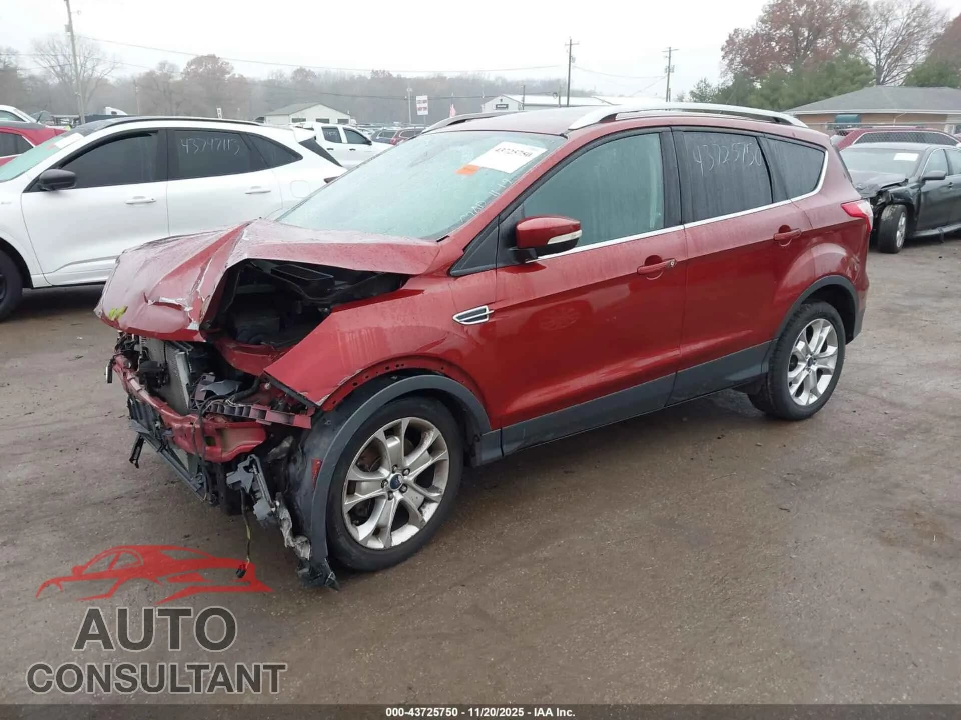 2016 FORD ESCAPE Damaged VIN 1FMCU9JX9GUC36727 – rear exterior 2016 FORD ESCAPE Damaged VIN 1FMCU9JX9GUC36727 – rear exterior