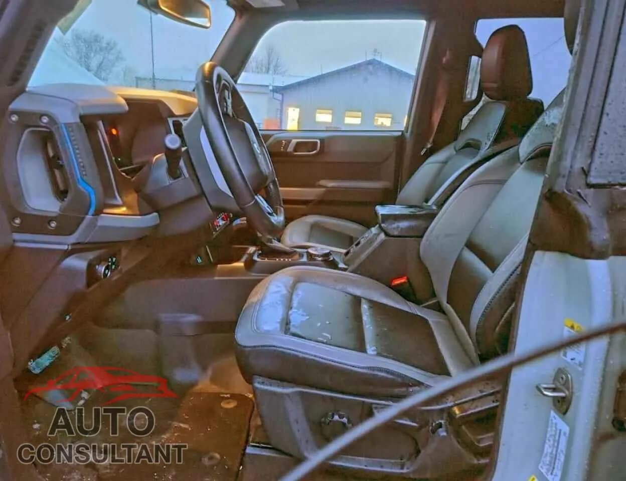 2023 FORD BRONCO Damaged VIN 1FMDE5BH2PLB88219 – exterior detail 2023 FORD BRONCO Damaged VIN 1FMDE5BH2PLB88219 – exterior detail