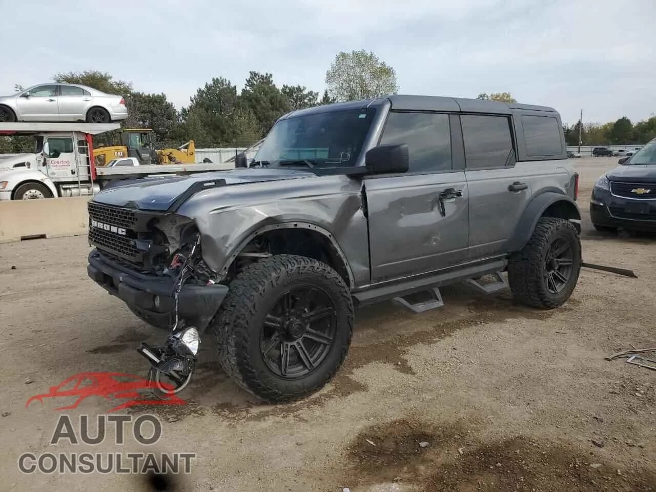 2022 FORD BRONCO Damaged VIN 1FMEE5DP9NLB53635 – front exterior 2022 FORD BRONCO Damaged VIN 1FMEE5DP9NLB53635 – front exterior