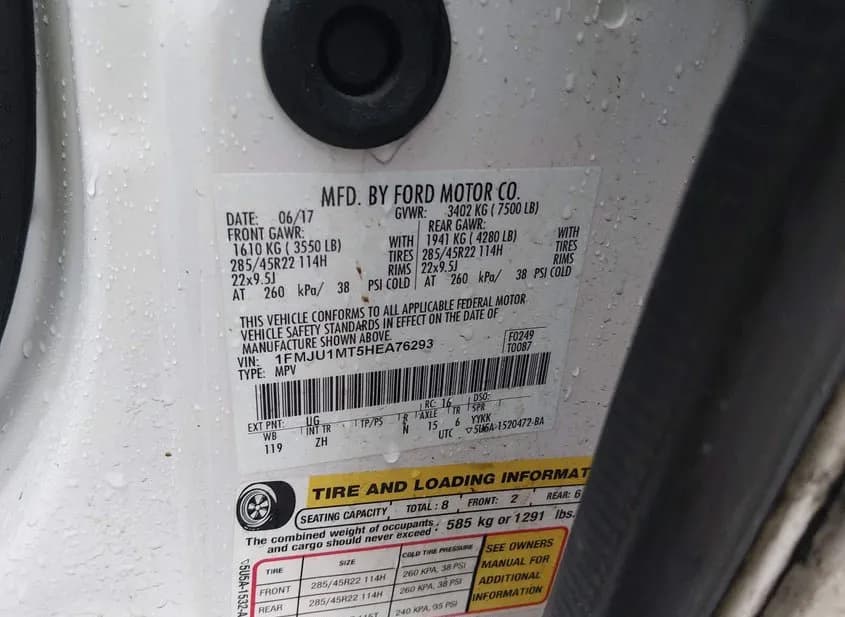 2017 FORD Expedition Used VIN 1FMJU1MT5HEA76293 – photo 16 2017 FORD Expedition Used VIN 1FMJU1MT5HEA76293 – photo 16