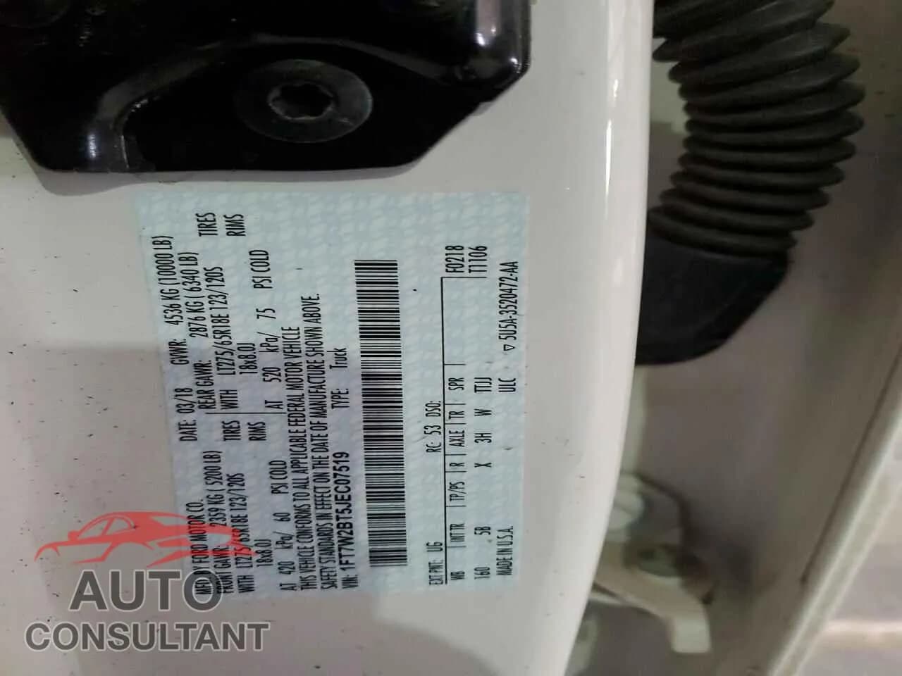 2018 FORD F250 Damaged VIN 1FT7W2BT5JEC07519 – photo 13 2018 FORD F250 Damaged VIN 1FT7W2BT5JEC07519 – photo 13