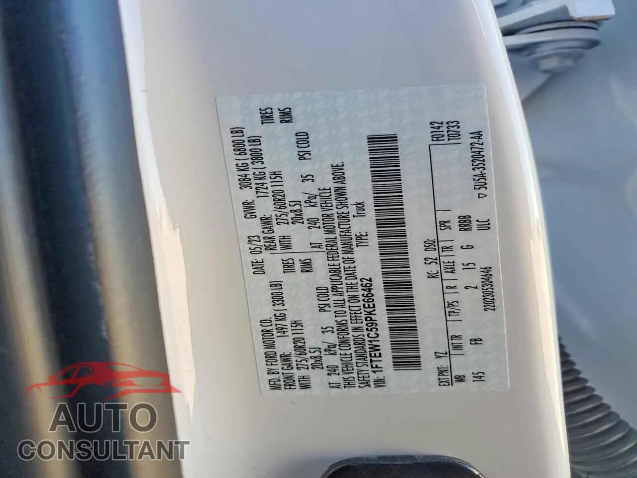 2023 FORD F-150 Damaged VIN 1FTEW1C59PKE66462 – photo 12 2023 FORD F-150 Damaged VIN 1FTEW1C59PKE66462 – photo 12